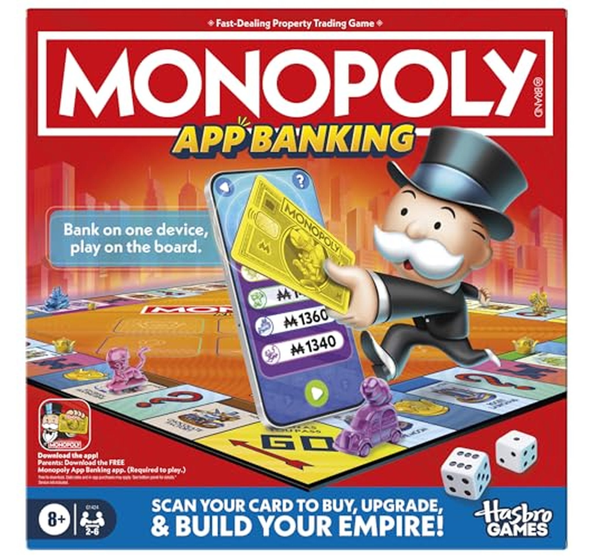 Hasbro Gaming Monopoly App-Enabled Electronic Banking Game