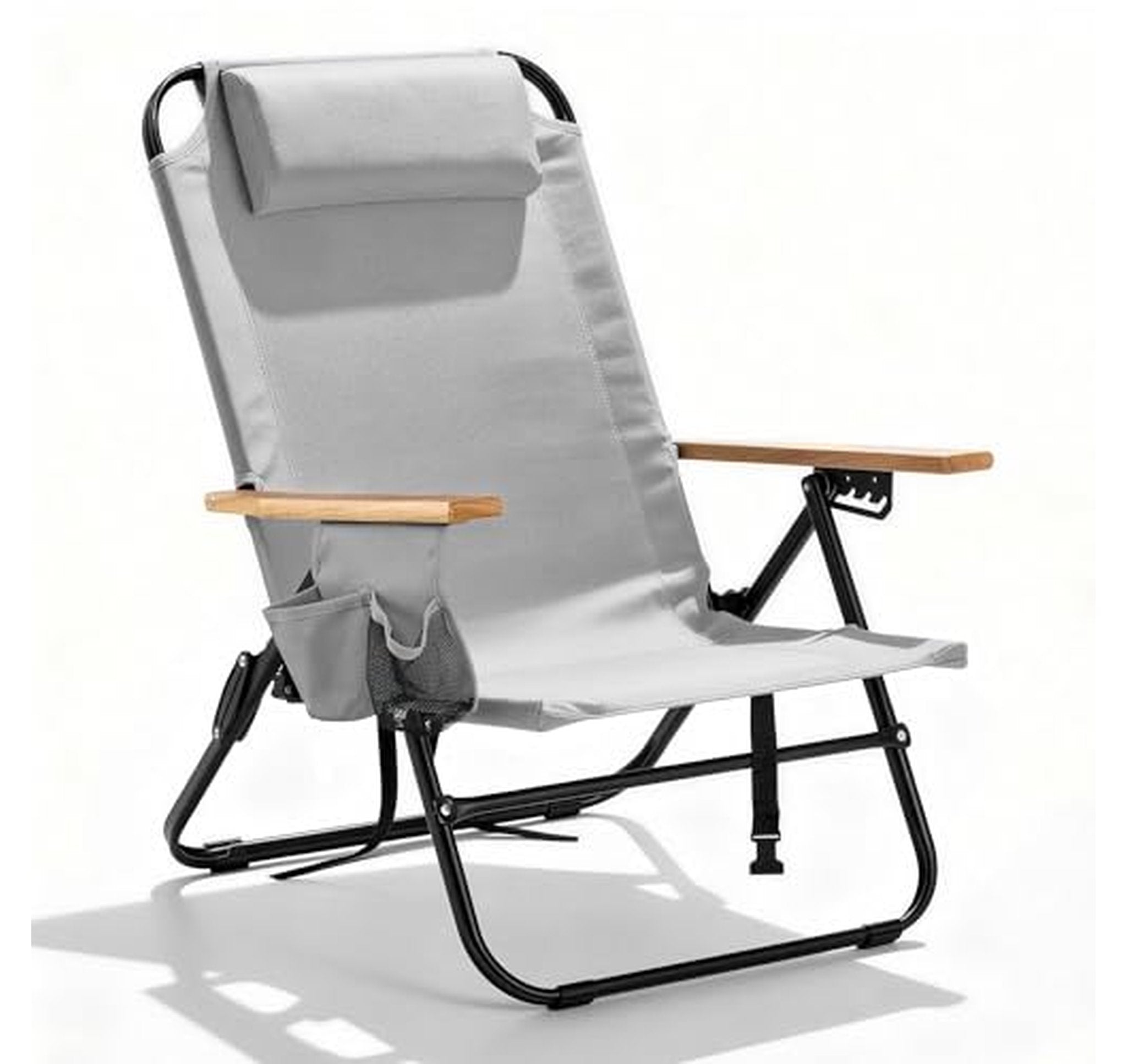 5-Position Reclining Folding Camping Beach Chair