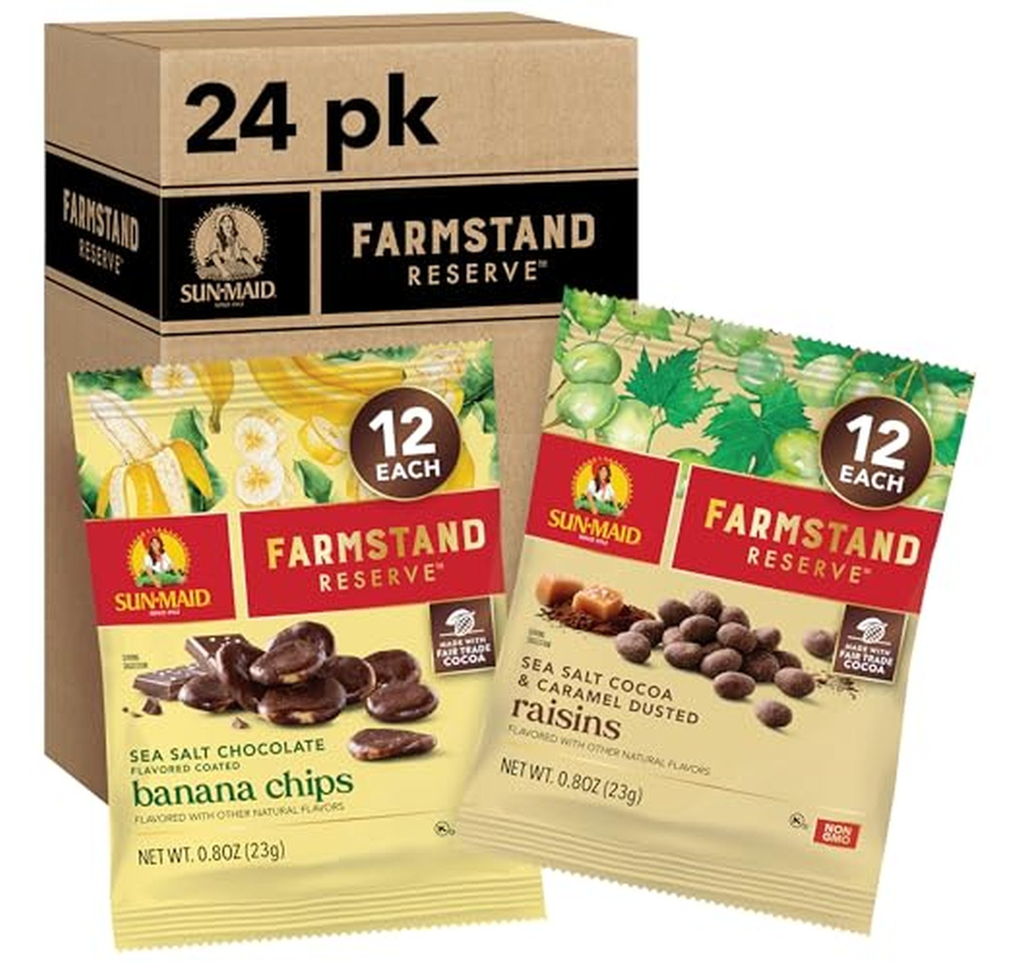 24 Count Sun-Maid Farmstand Reserve Raisin Snack Pack