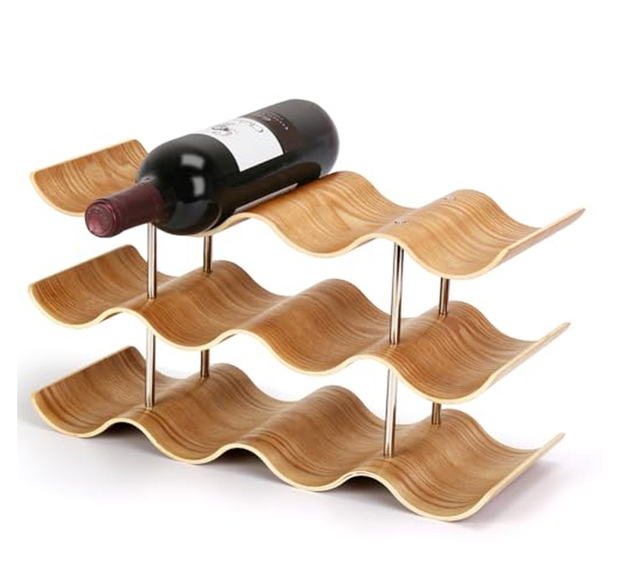 3 Tier Countertop Freestanding Wine Bottle Rack