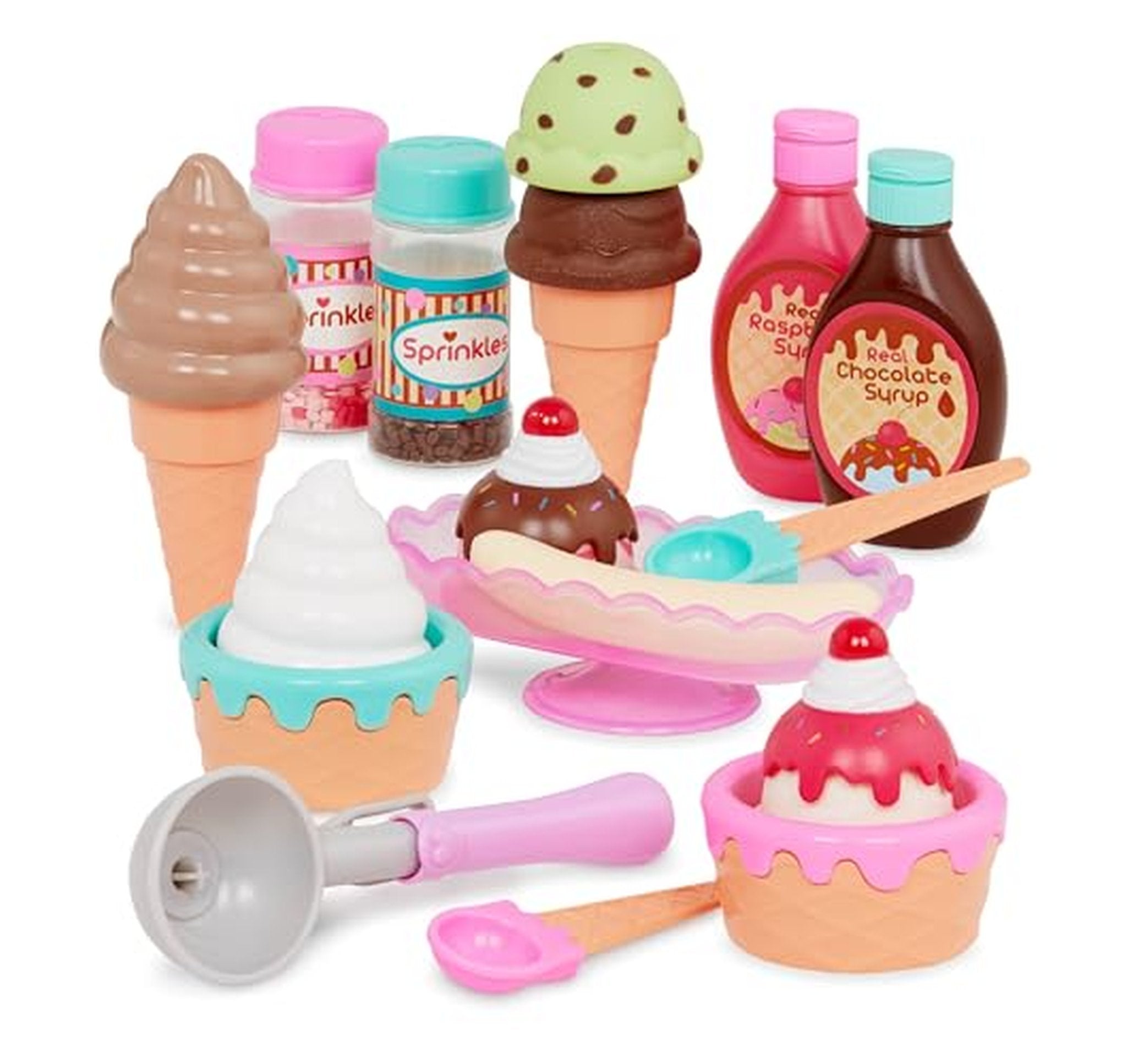 Battat 21-Piece Ice Cream Toy Food Playset
