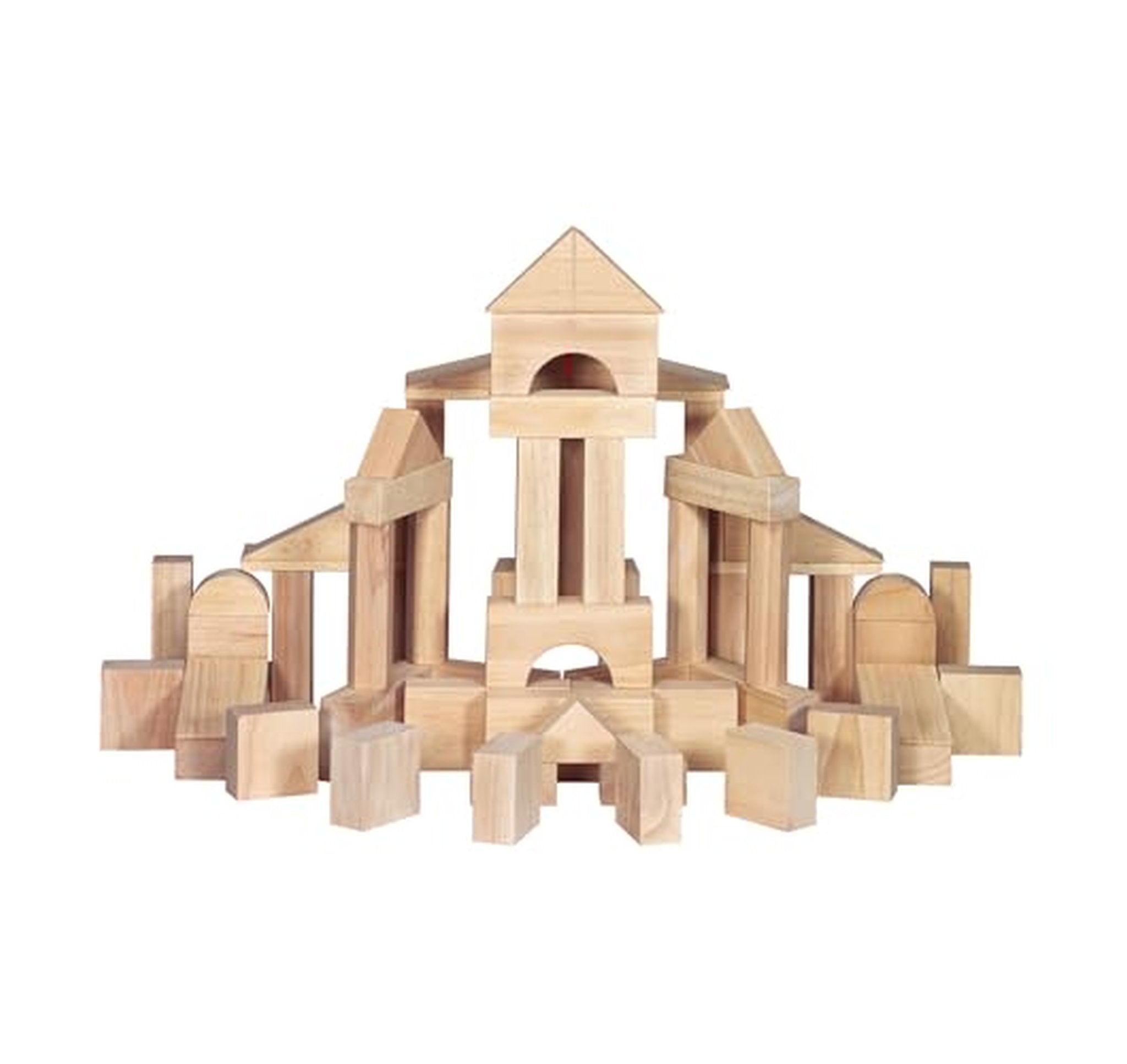 Melissa & Doug 60 Piece Wooden Building Block Set