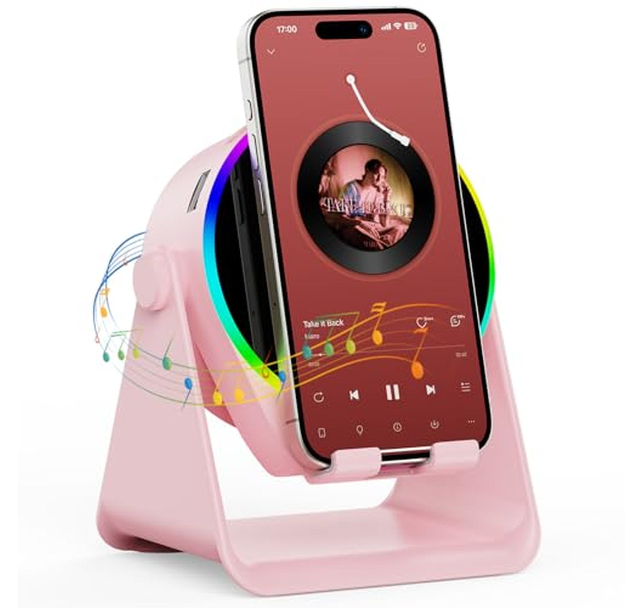 Wireless Induction Charging Bluetooth Speaker 5-in-1