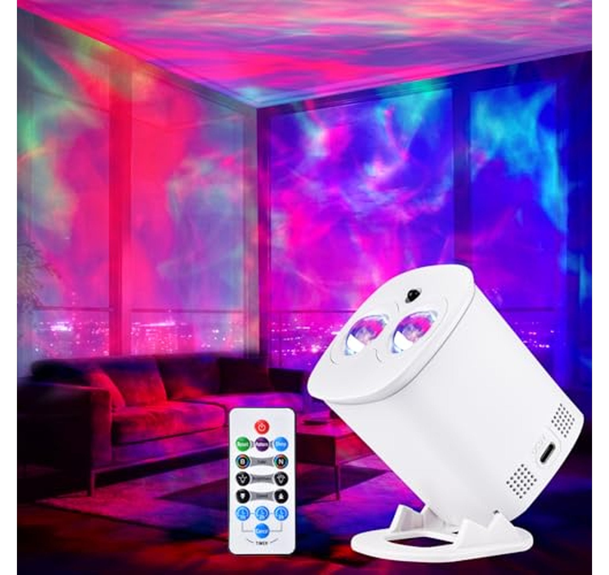 Galaxy Star Projector with Remote and Timer
