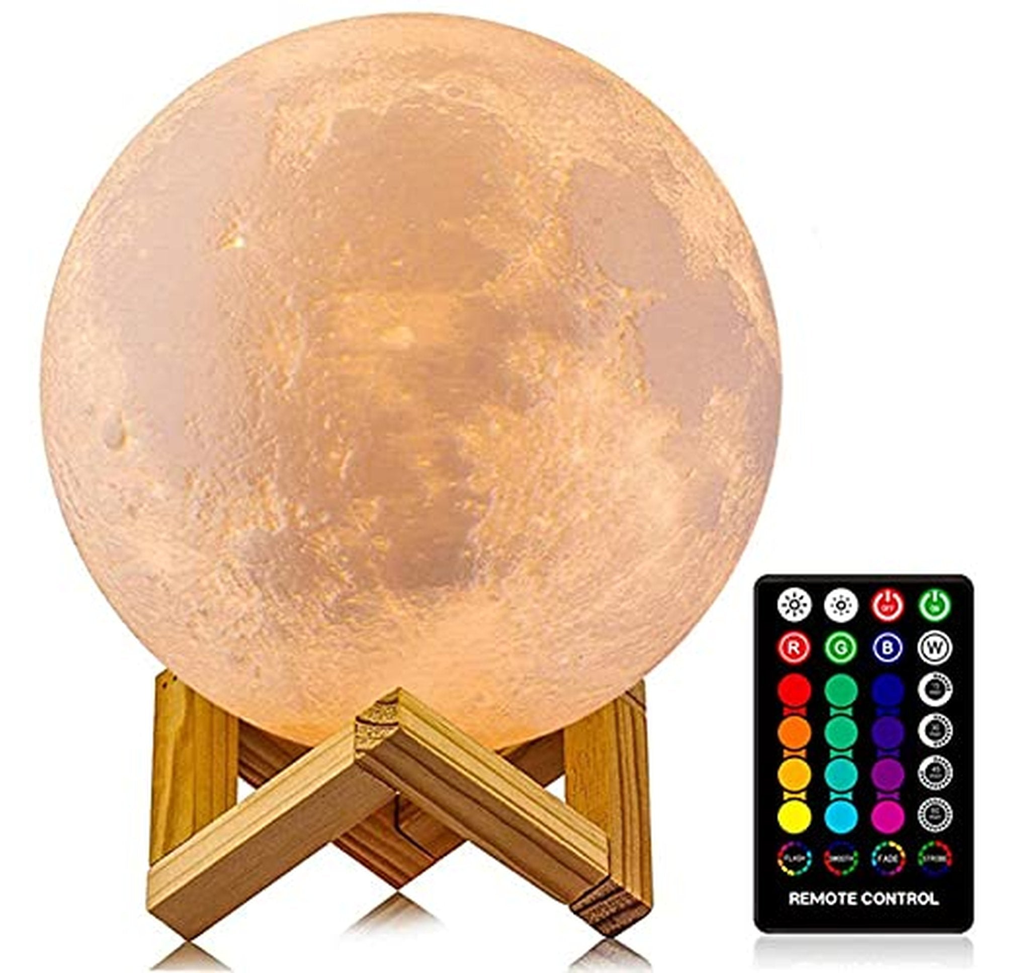 Remote Control 3D Printing Moon Lamp