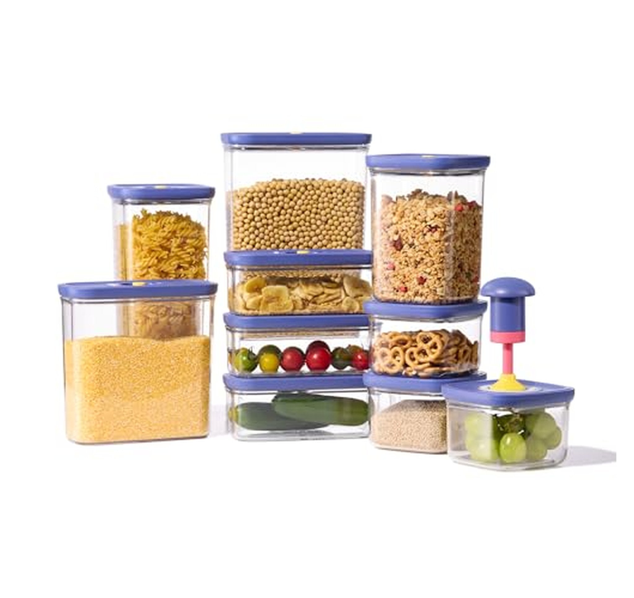 21 Pack Airtight Plastic Food Storage Containers