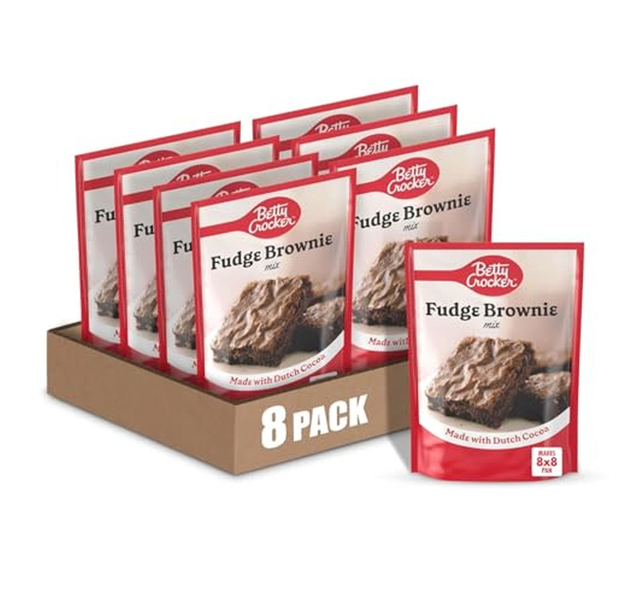 8 Pack Betty Crocker Ready to Bake Brownie Mix