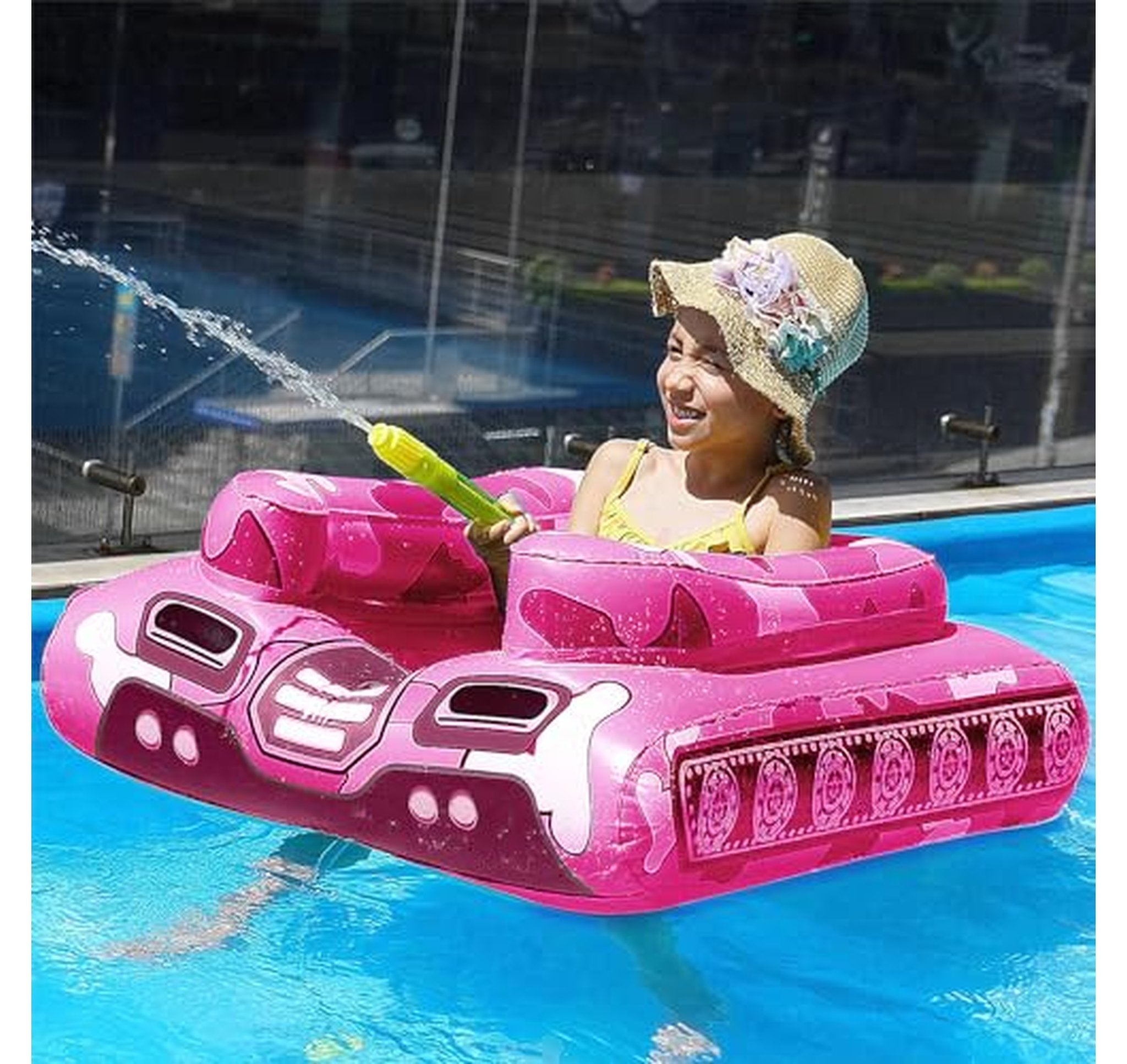 Inflatable Tank Pool Float with Water Cannon