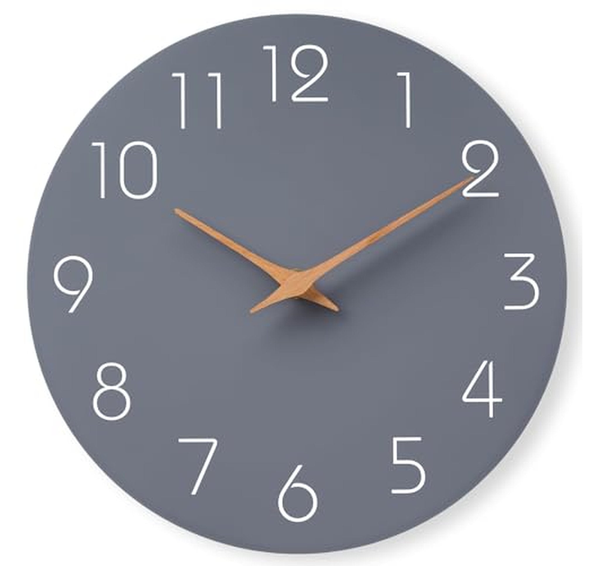 Silent Non-Ticking Modern Wall Clock
