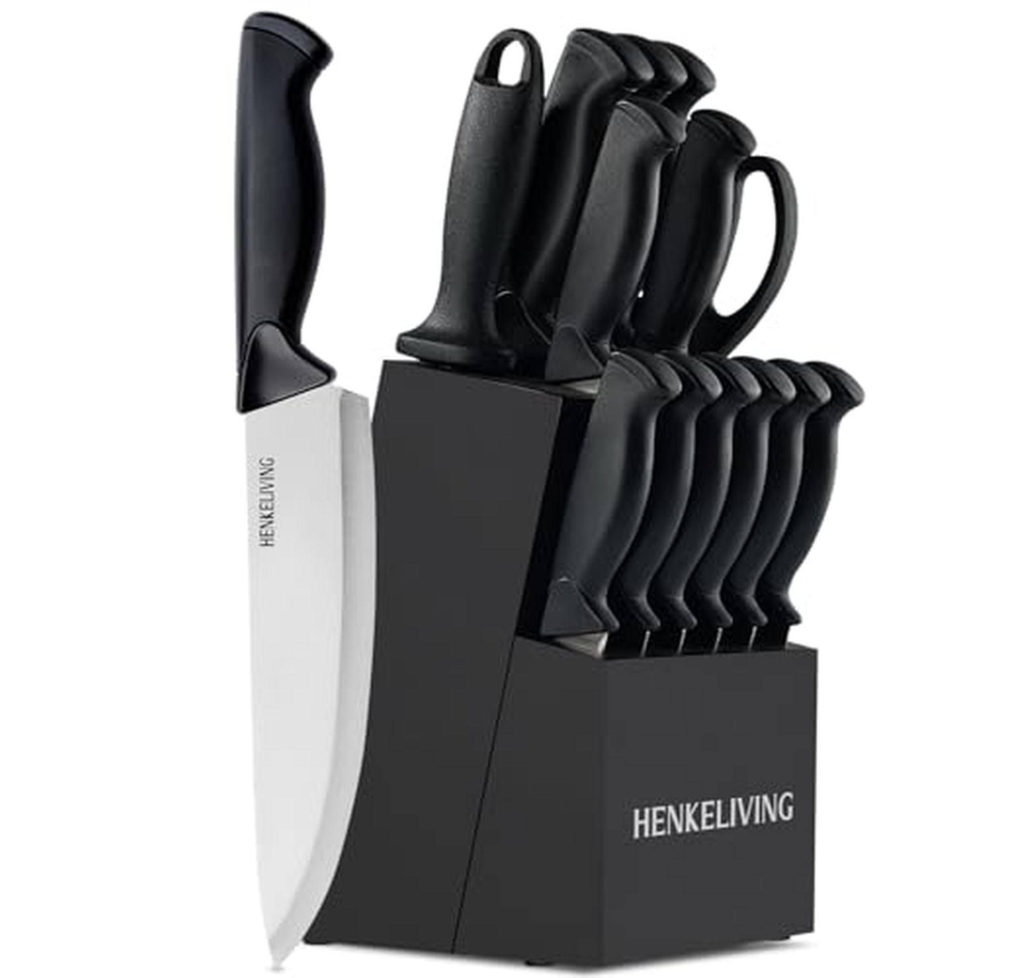 14-Piece High Carbon Stainless Steel Kitchen Knife Set