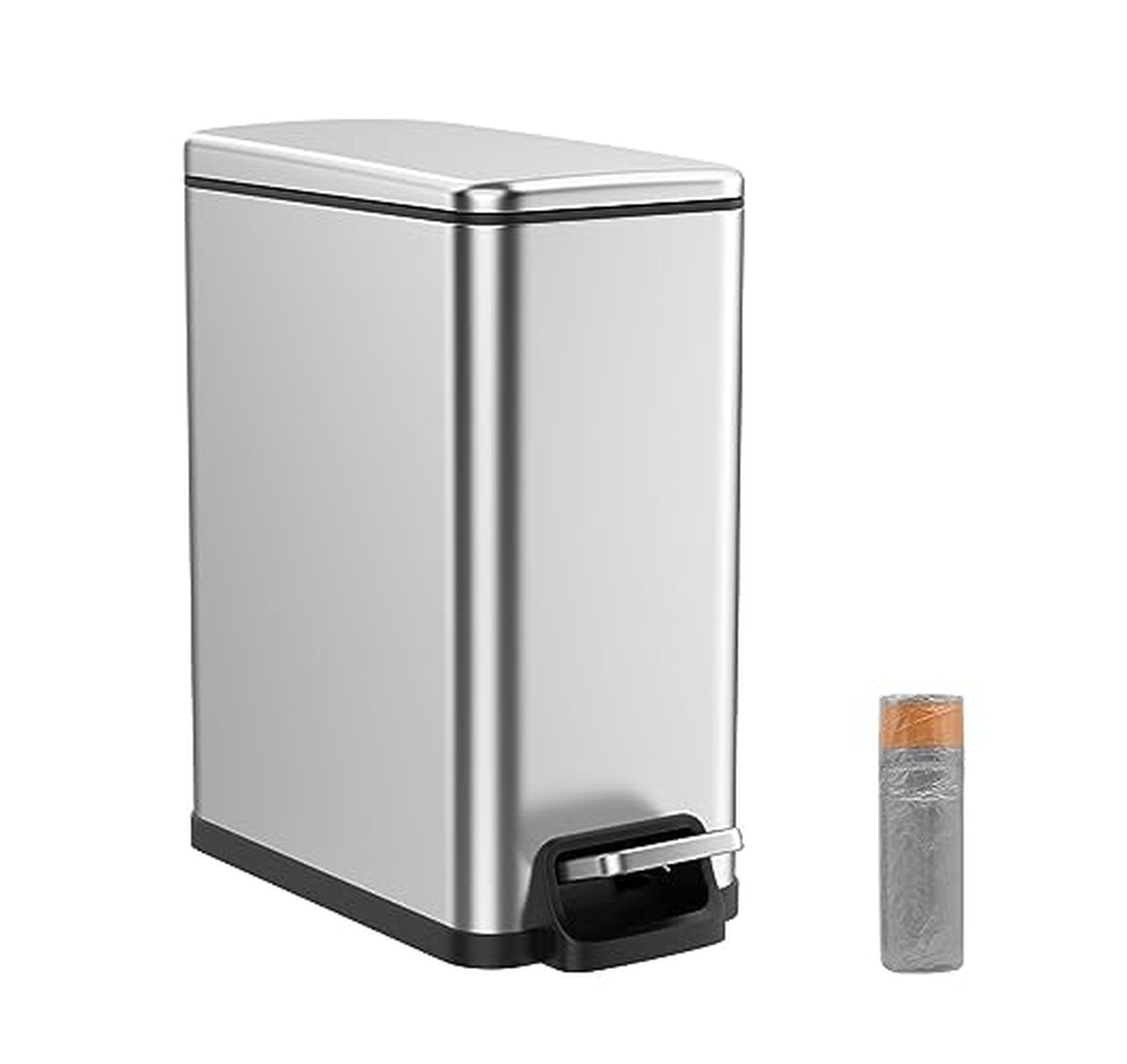 2.6 Gallon Soft Close Bathroom Trash Can