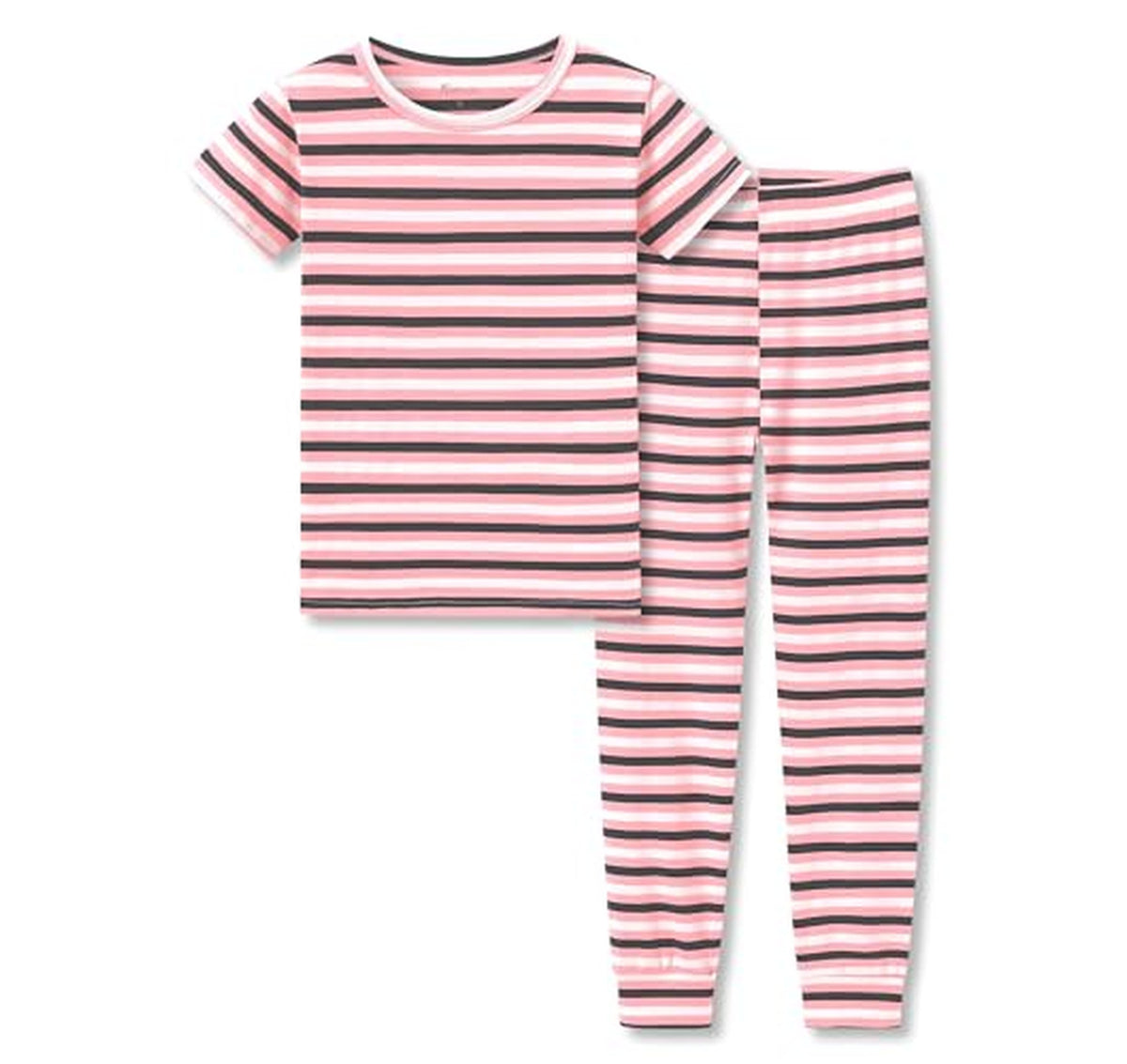 Kids Stripe Short Sleeve Pajama Set