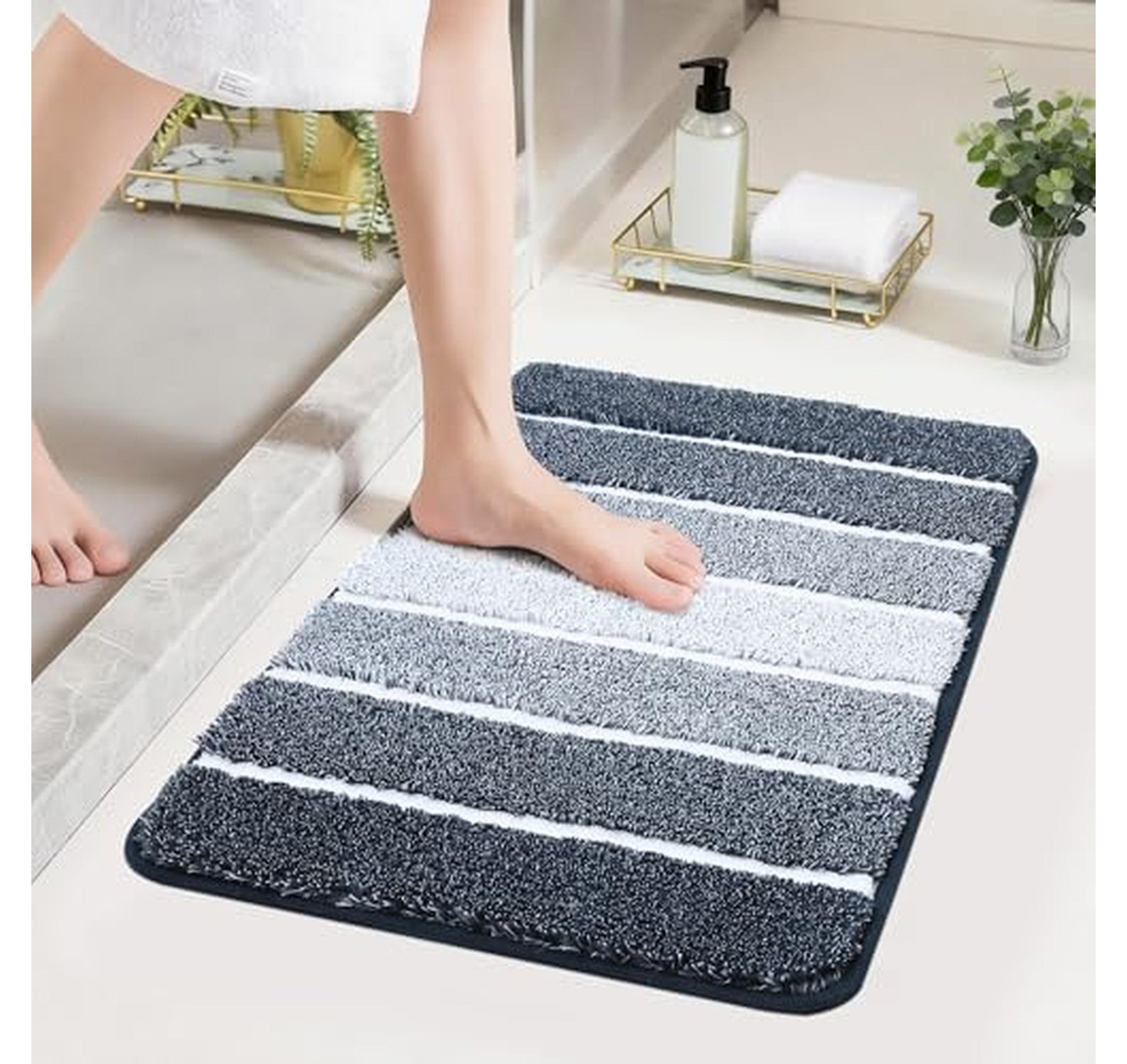 Ultra Soft Absorbent Non-Slip Bathroom Rug