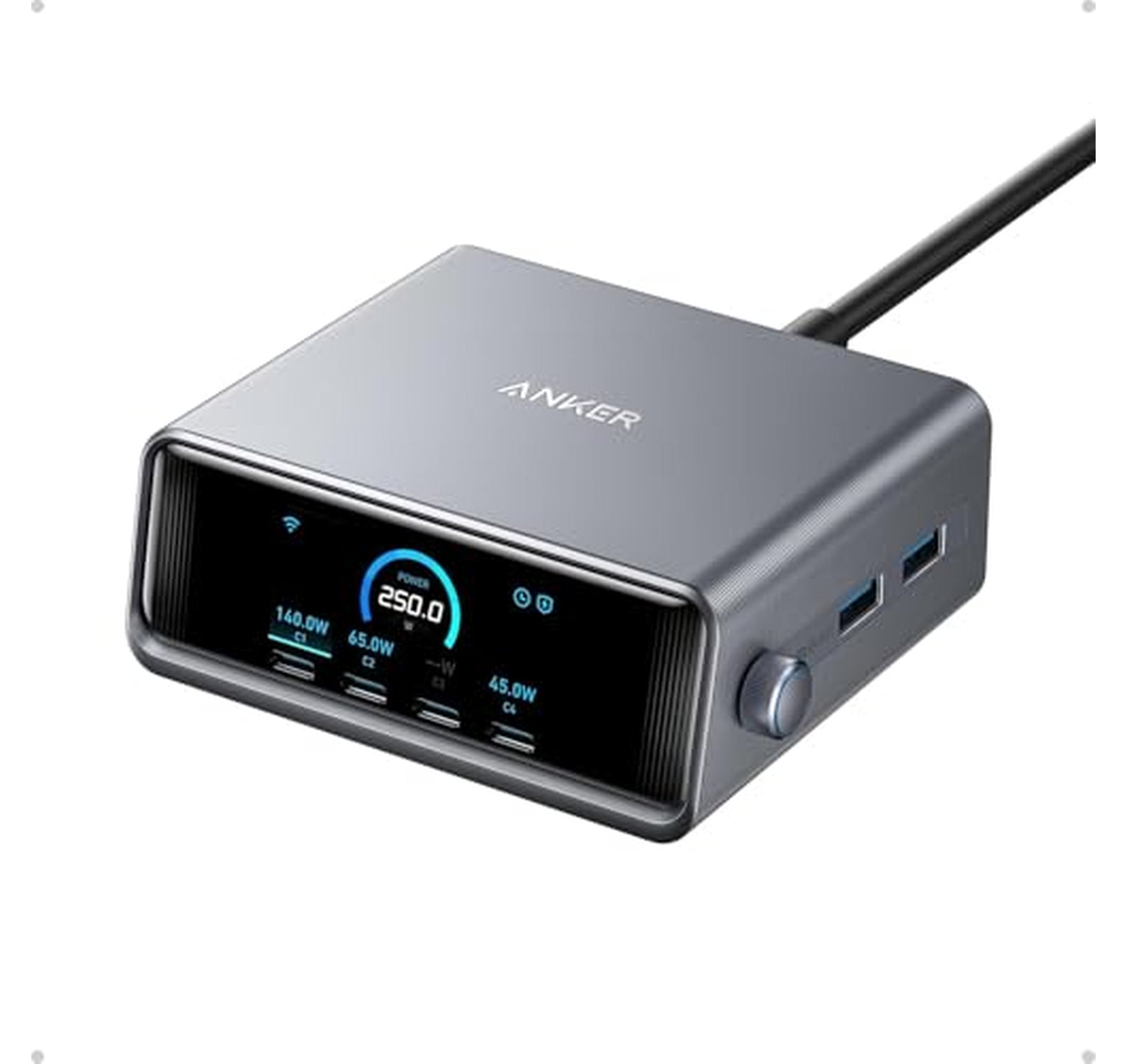 Anker 250W 6-Port GaN USB C Charging Station