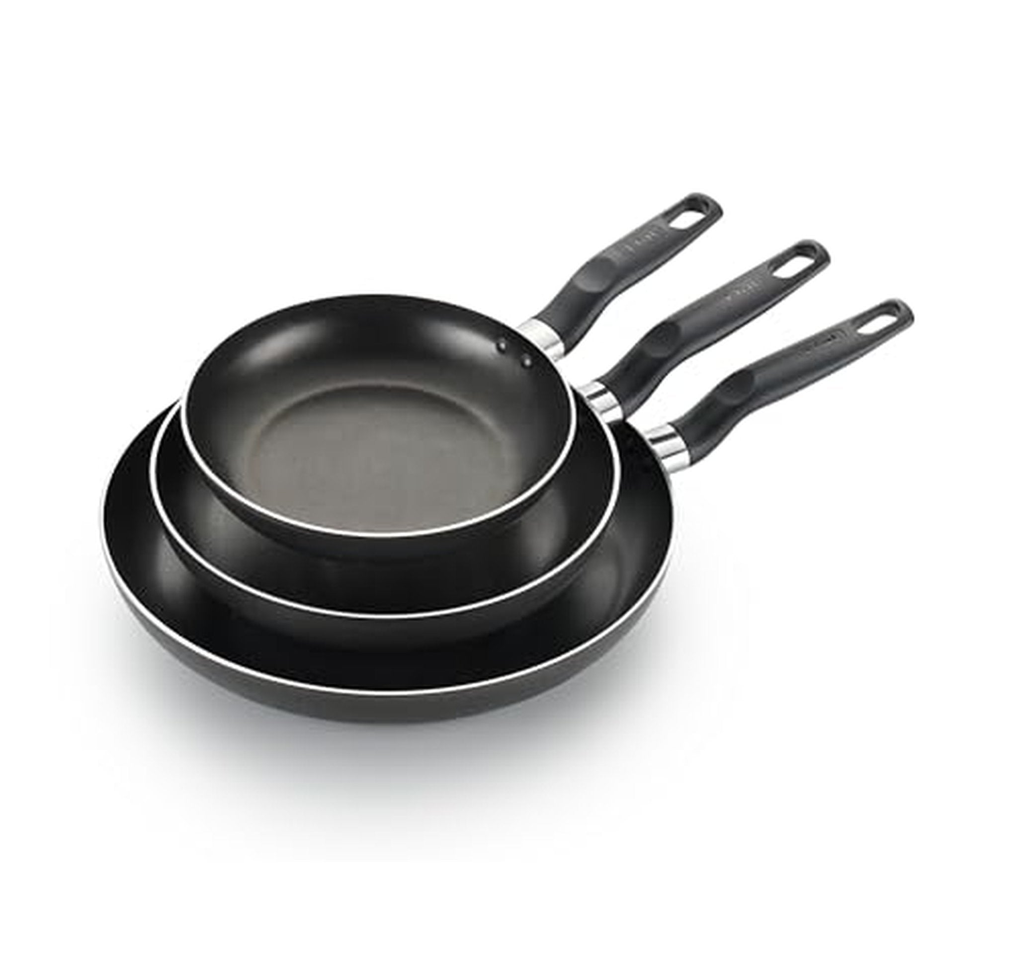 3 Piece T-Fal Nonstick Fry Pan Skillet Set