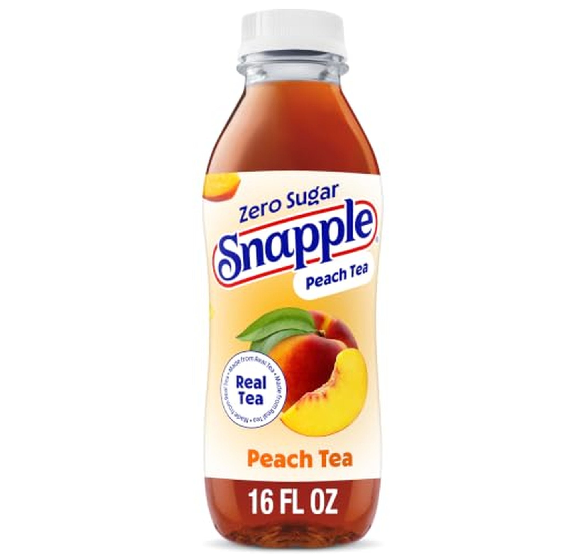 Snapple Zero Sugar Peach Tea 16 fl oz Bottle