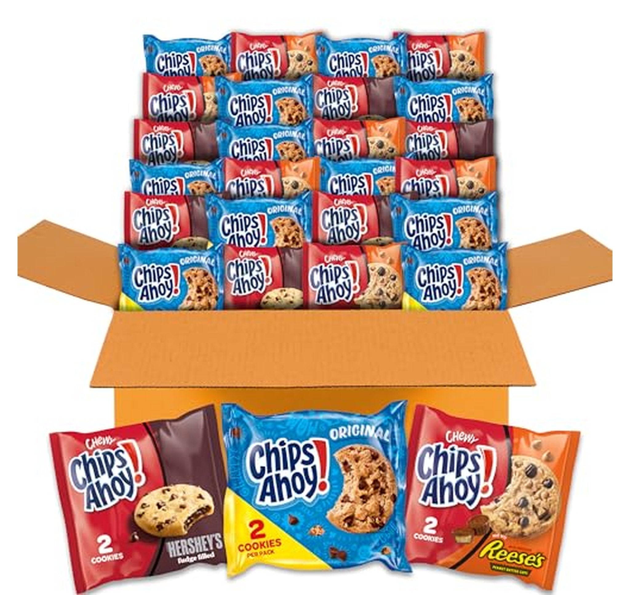 50 Pack Chips Ahoy! Cookies Variety Snack Packs