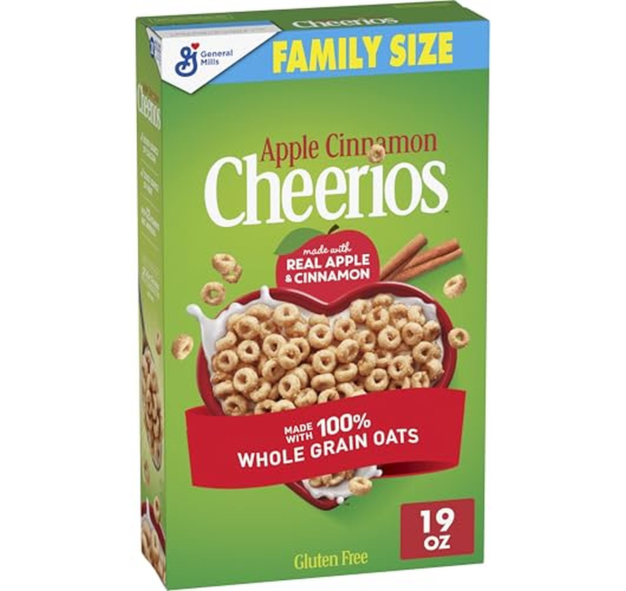 Cheerios Apple Cinnamon Gluten Free Cereal, 19 oz