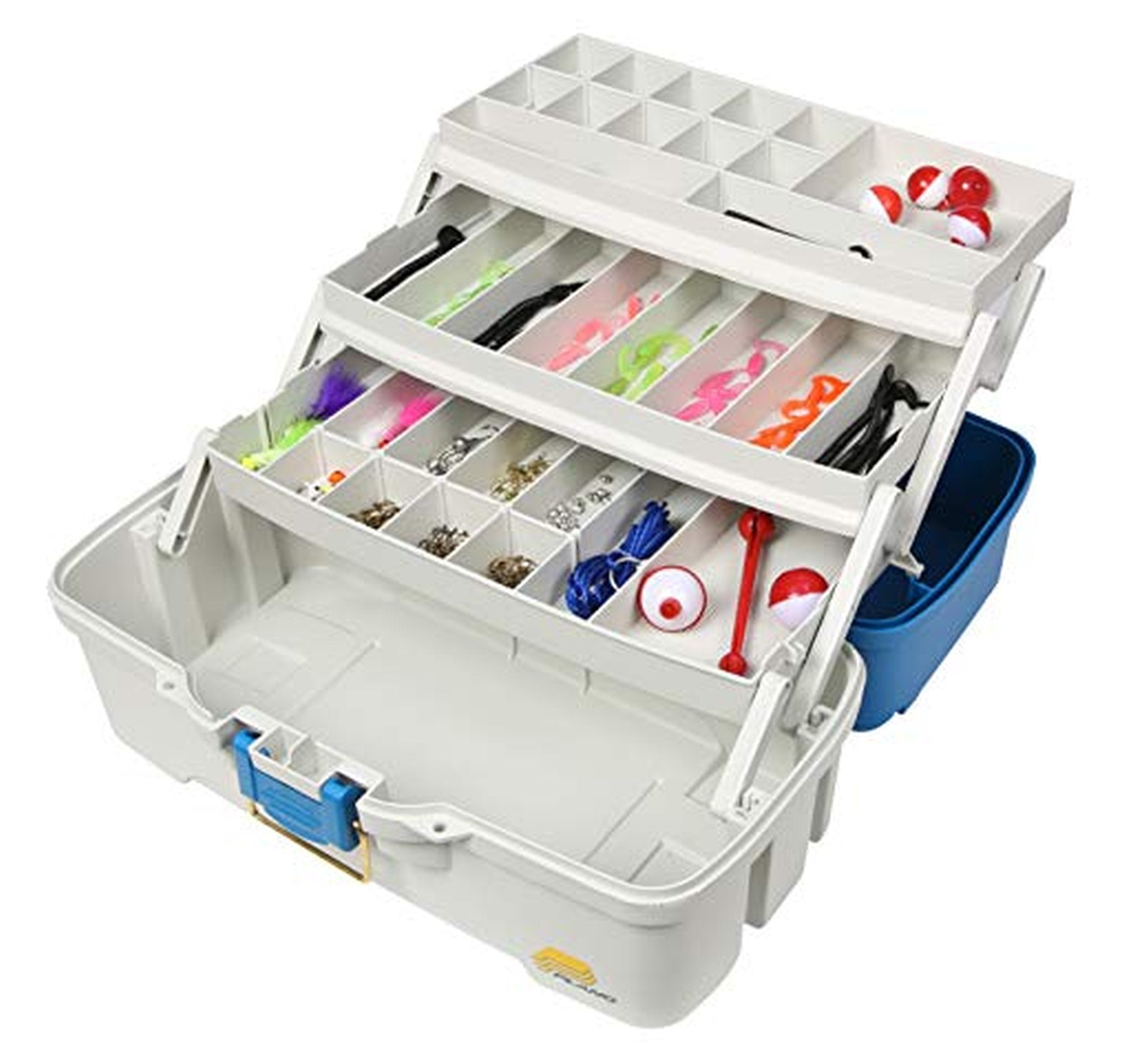 Plano Ready-Set-Fish 3-Tray Tackle Box with Tackle
