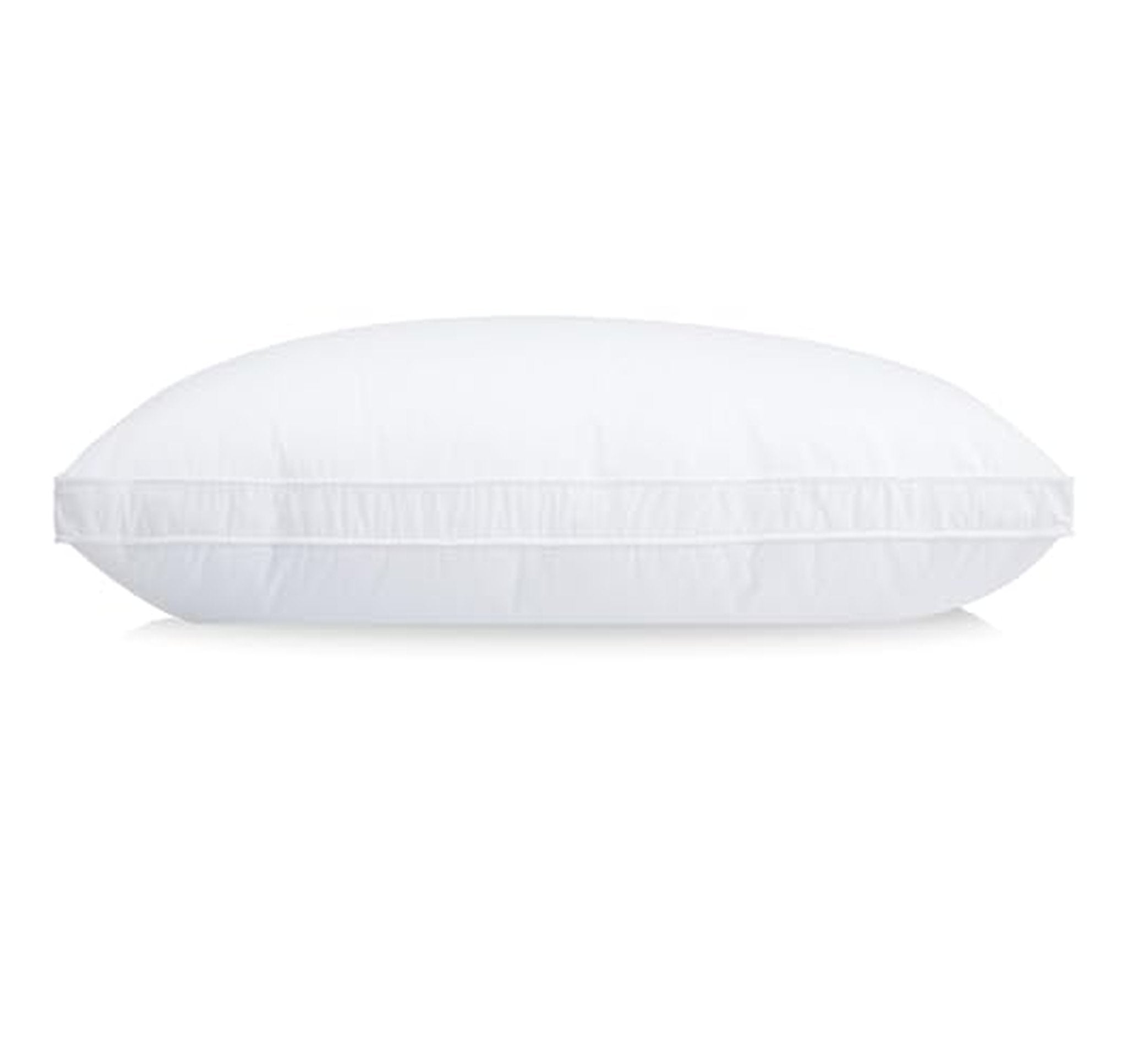 2 Goose Feather Down Pillows with Cotton Covers