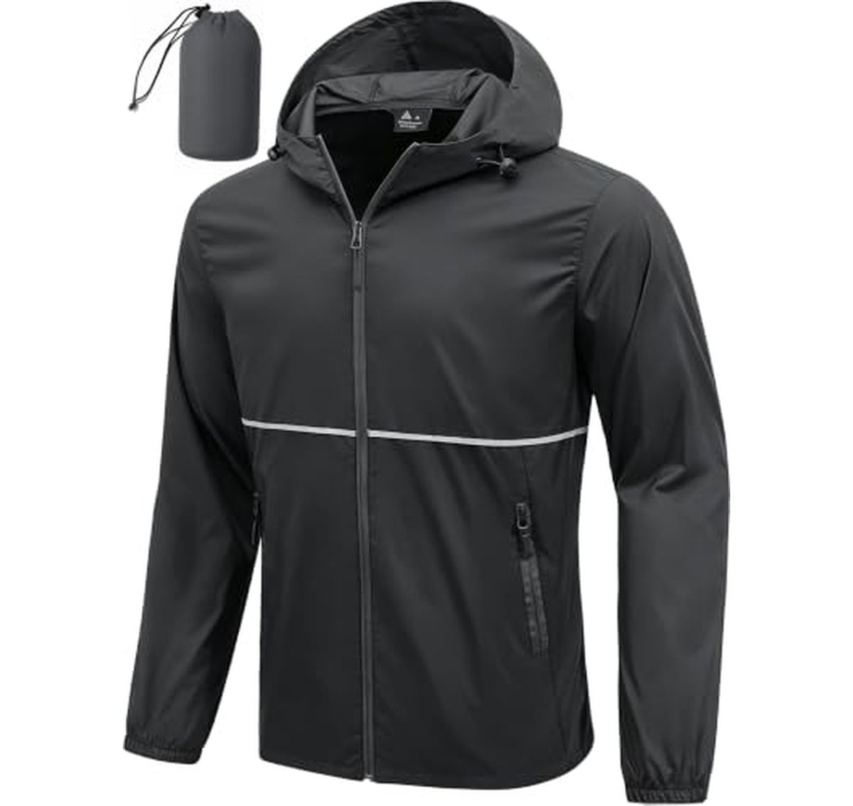 Waterproof Lightweight Packable Men’s Rain Jacket