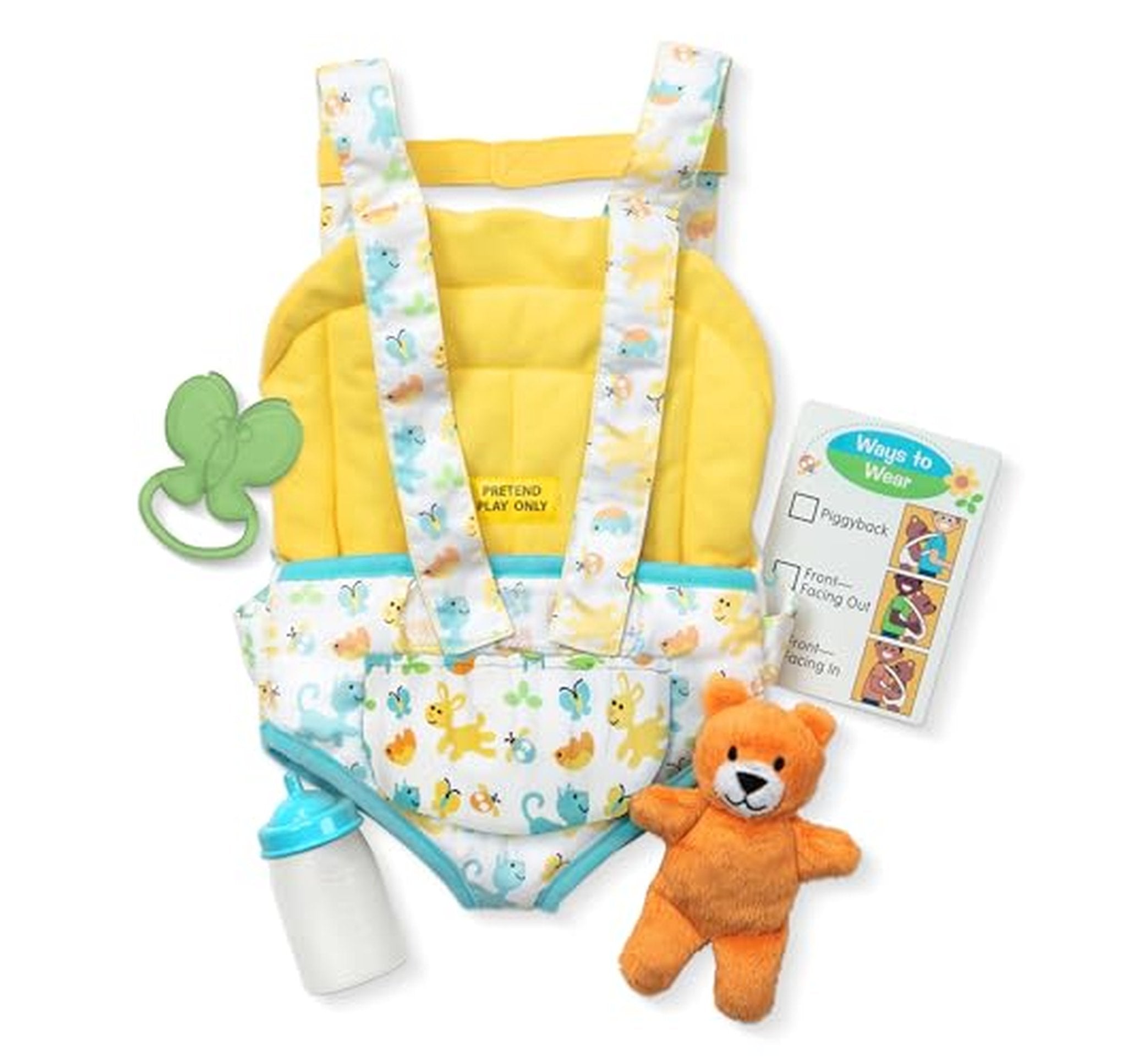 Melissa & Doug Baby Doll Carrier Play Set