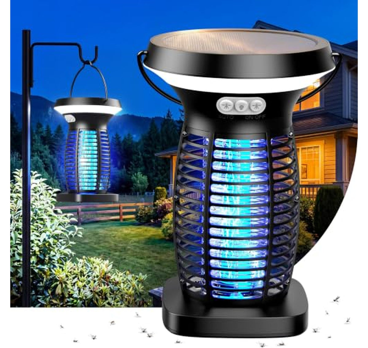 Solar Electric Indoor Outdoor Bug Zapper