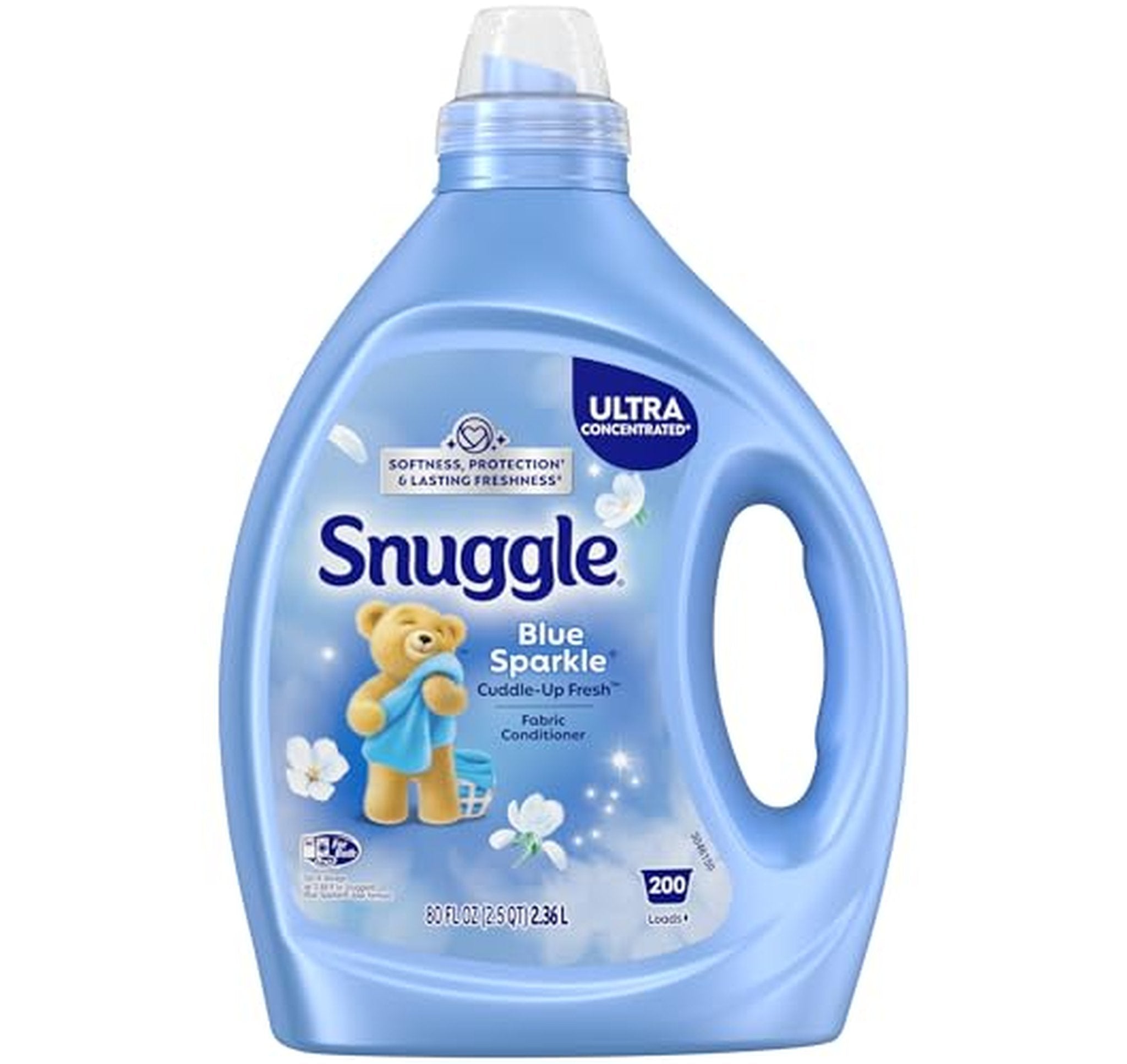 4 Bottles of Snuggle 80 Oz Ultra Concentrated Fabric Softener Liquid
