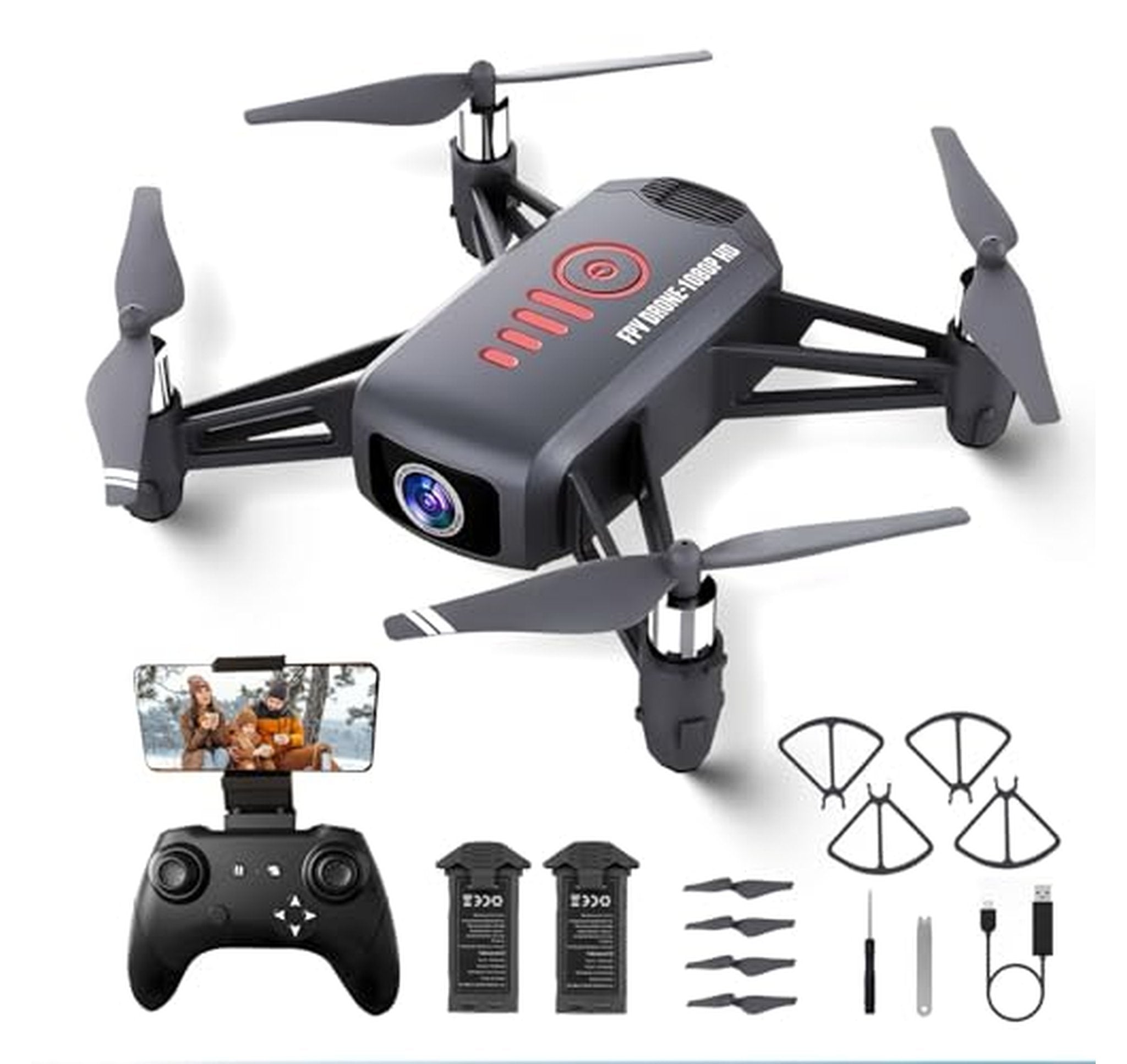 1080p HD FPV Mini Camera Drone for Kids