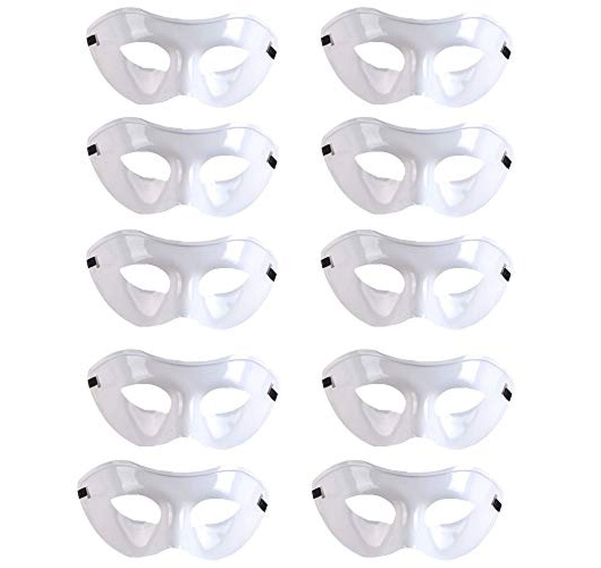 10 Pack Retro Venetian Masquerade Face Masks