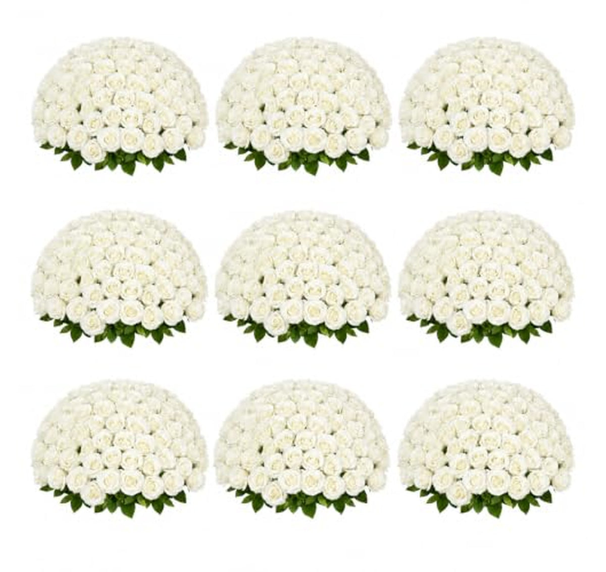 102 Pack Artificial Rose Flower Heads