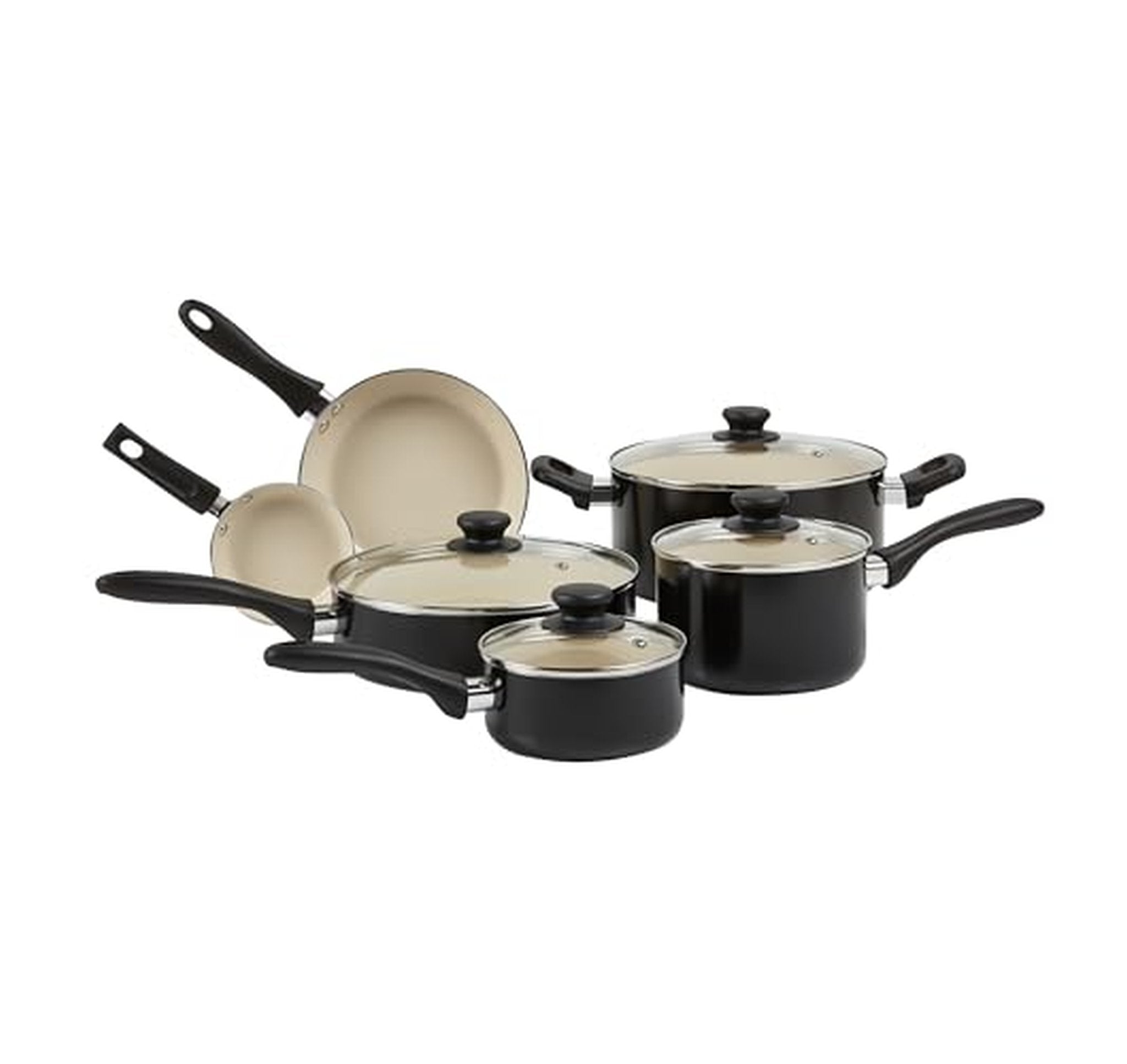 11-Piece Ceramic Nonstick Pots and Pans Set