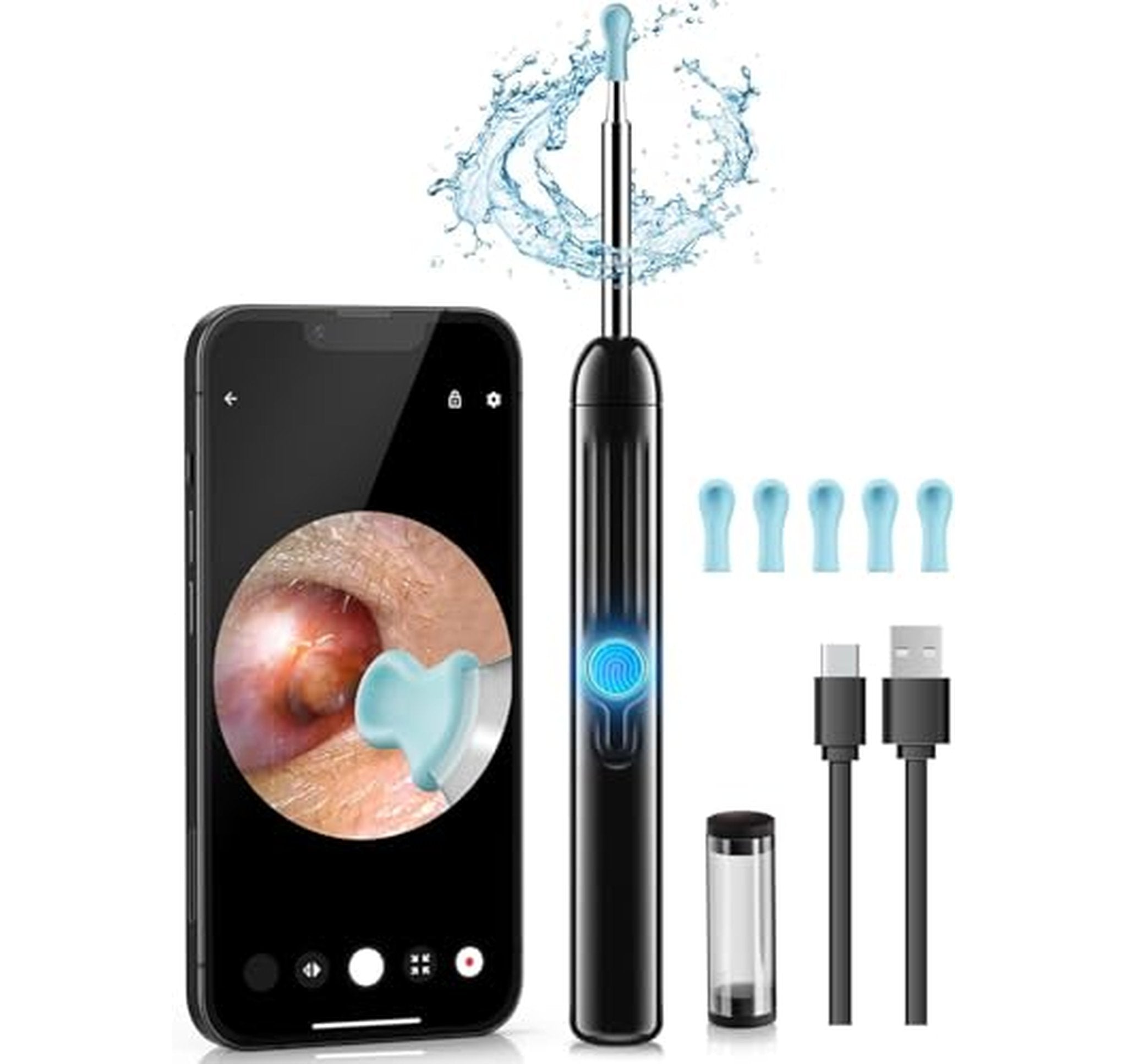 1080p HD Ear Wax Removal Camera Cleaning Kit