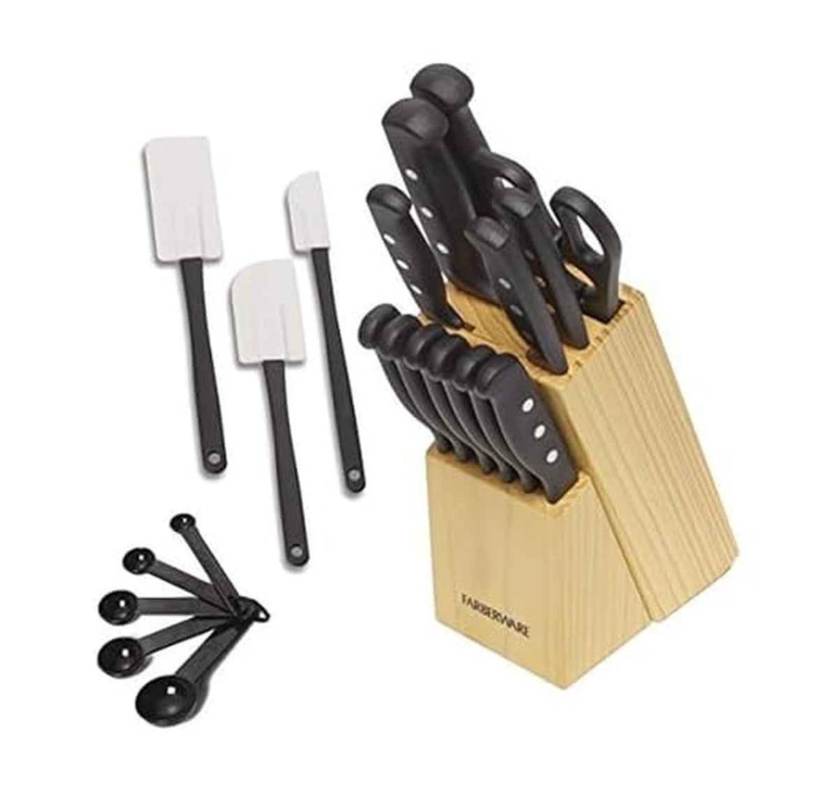 Farberware 22-Piece High Carbon Stainless Knife Block Set