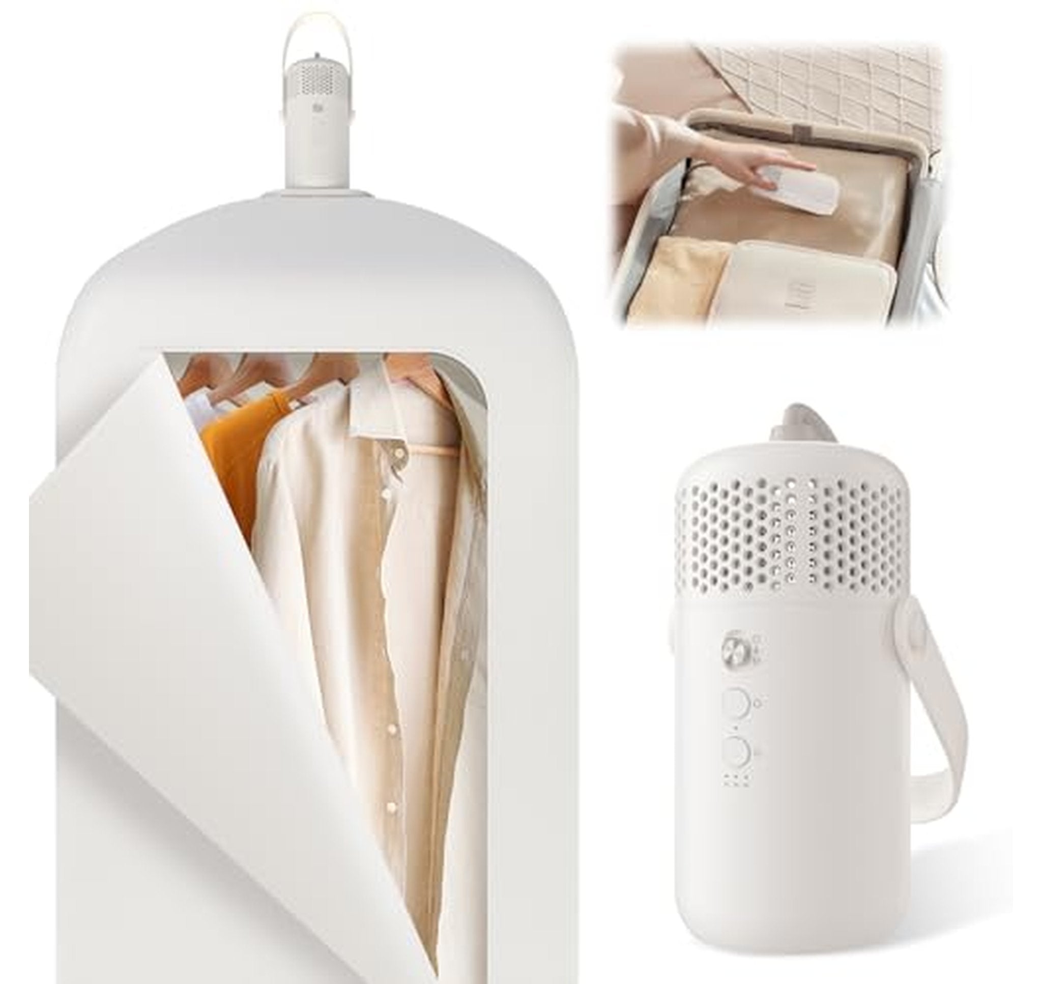 1000W Portable Mini Clothes Dryer with Drying Bag