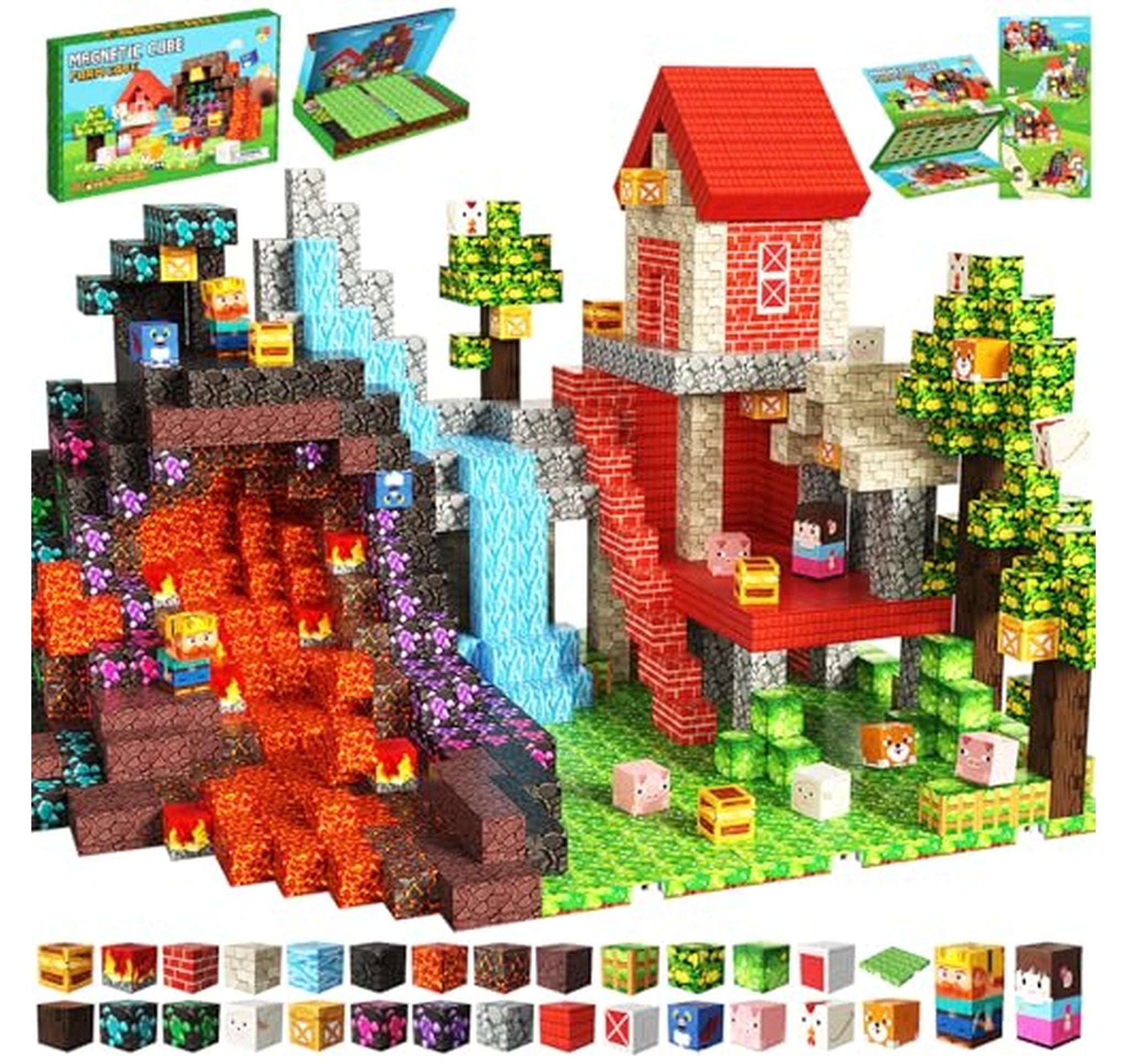 150 Piece Magnetic STEM Building Blocks Set