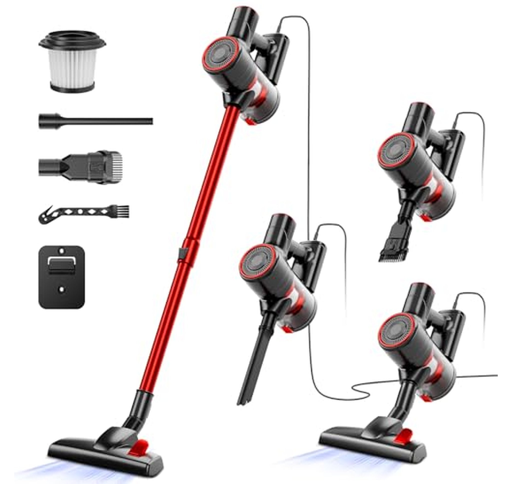 25Kpa Corded Stick Vacuum Cleaner with Handheld