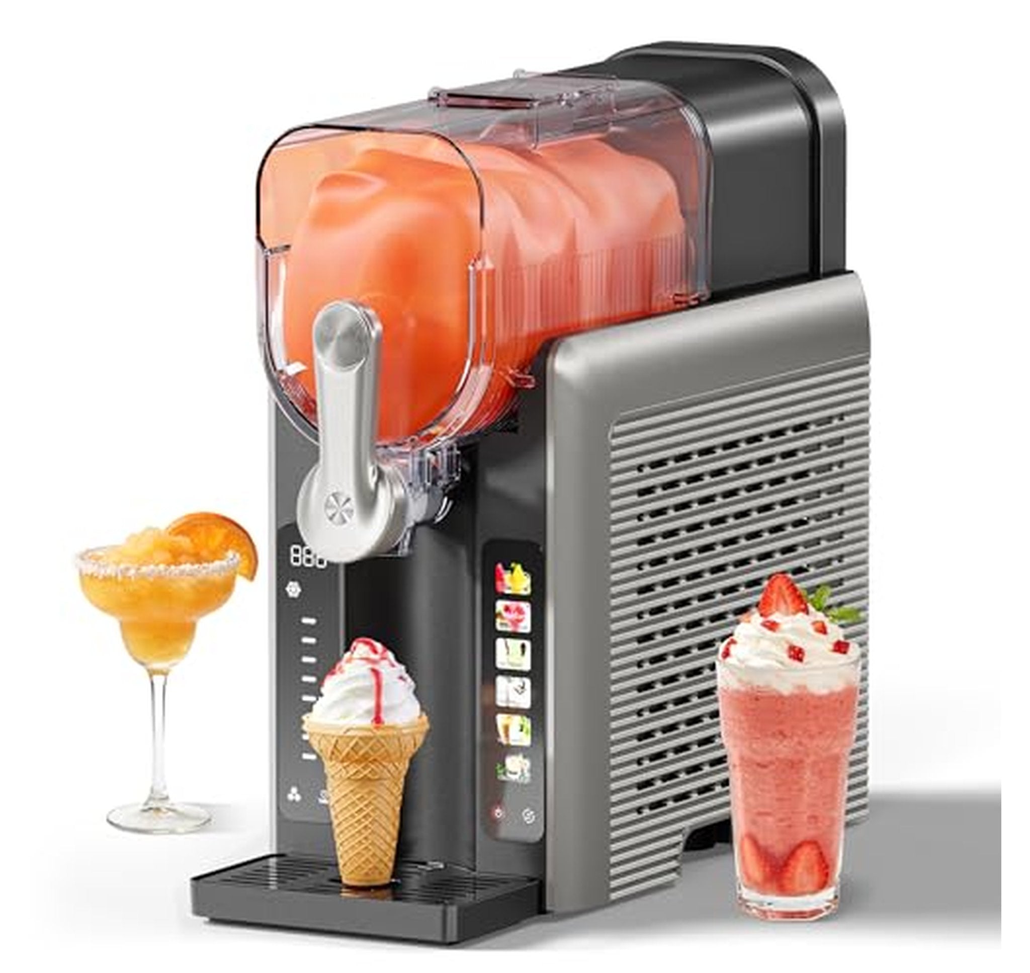 Frozen Drink Maker with Auto-Clean and LED Display