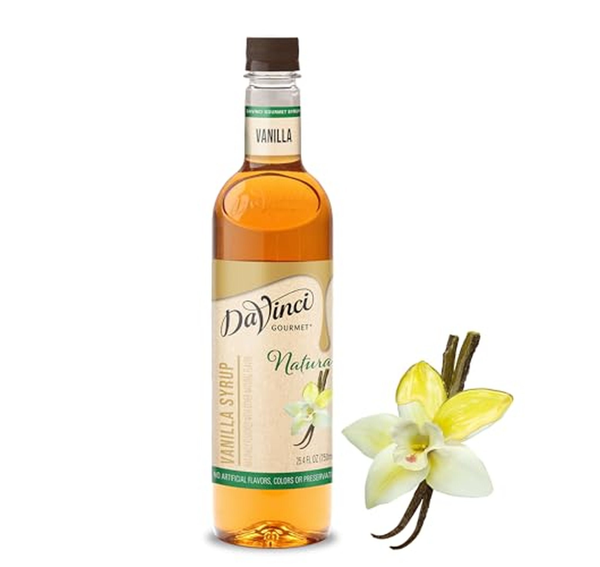 DaVinci Gourmet Naturals Vanilla Syrup 25.4 Fl Oz