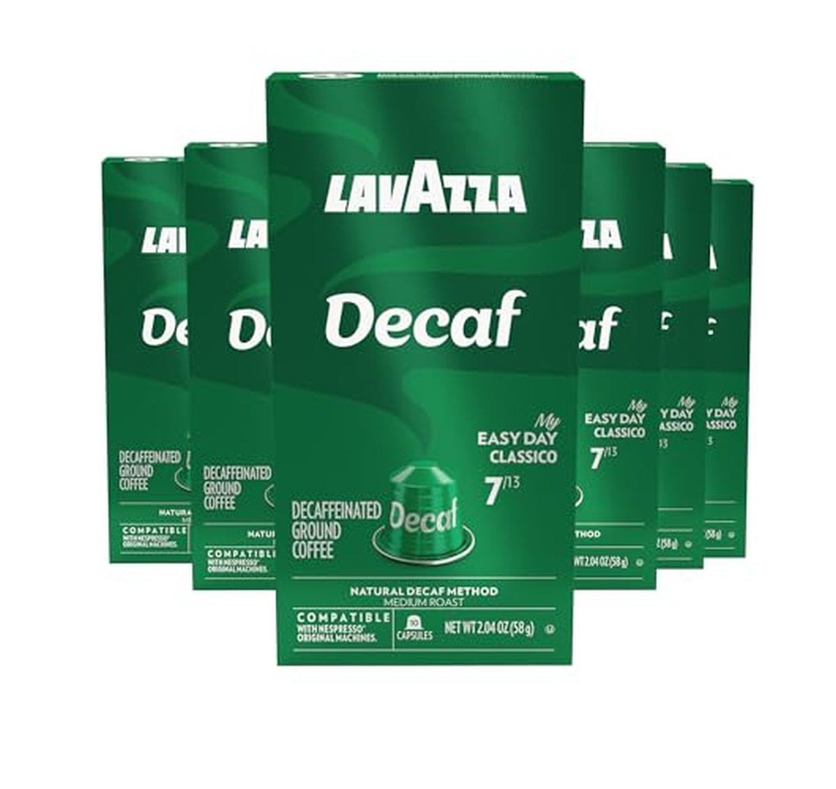 60 Count Lavazza Espresso Maestro Decaf Nespresso Capsules (OU)