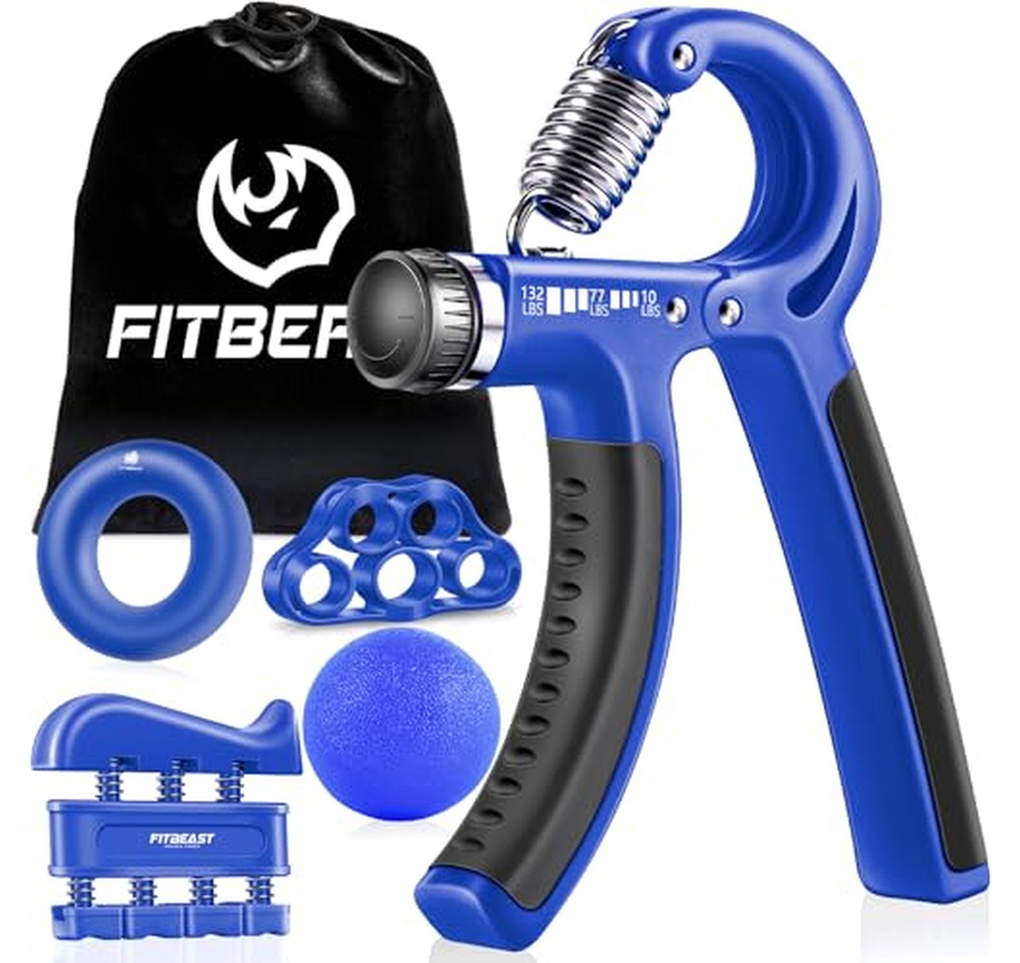 5 Pack Adjustable Hand Grip Strengthener Set