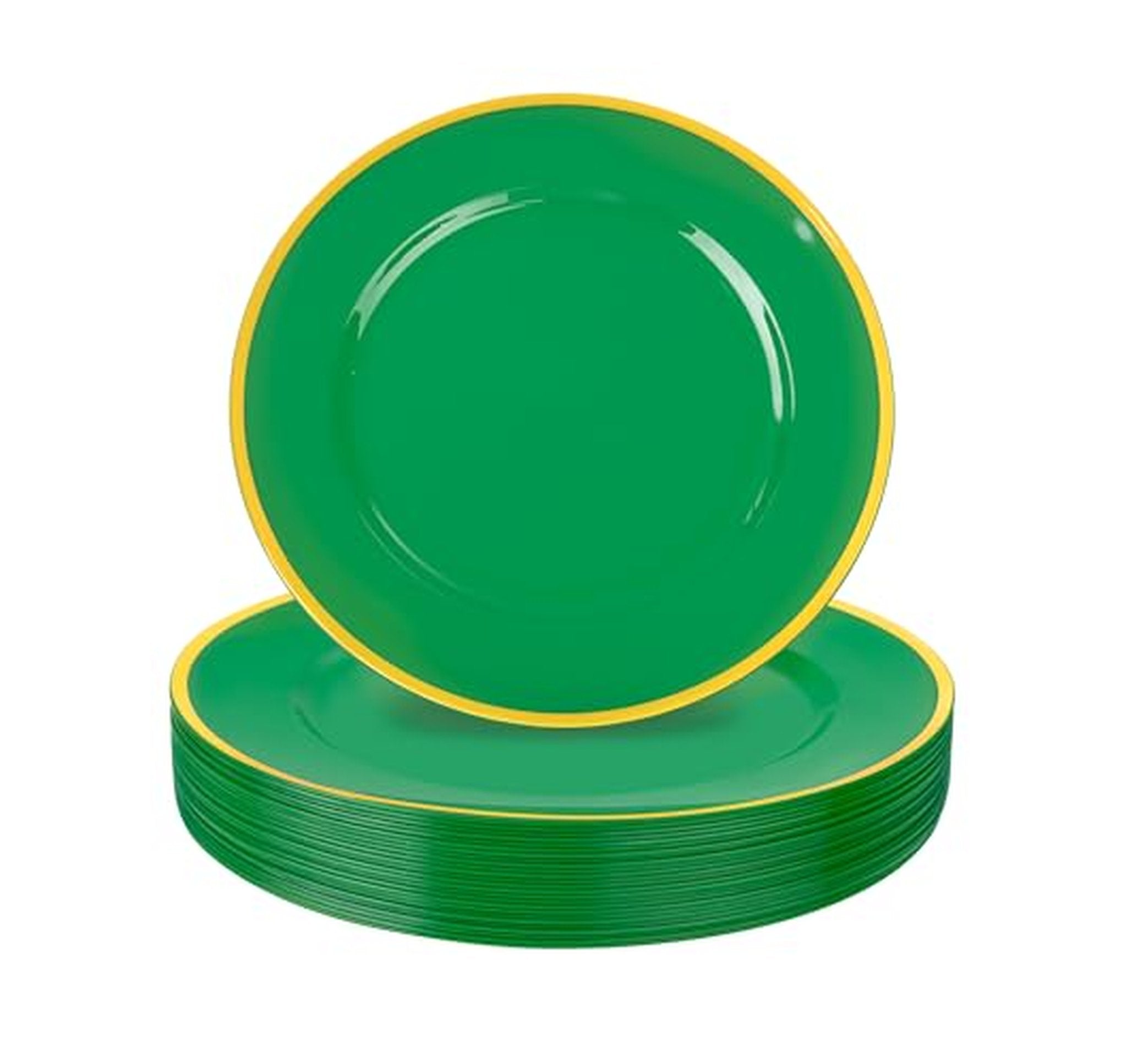 25 Pack 12-Inch Plastic Charger Plates
