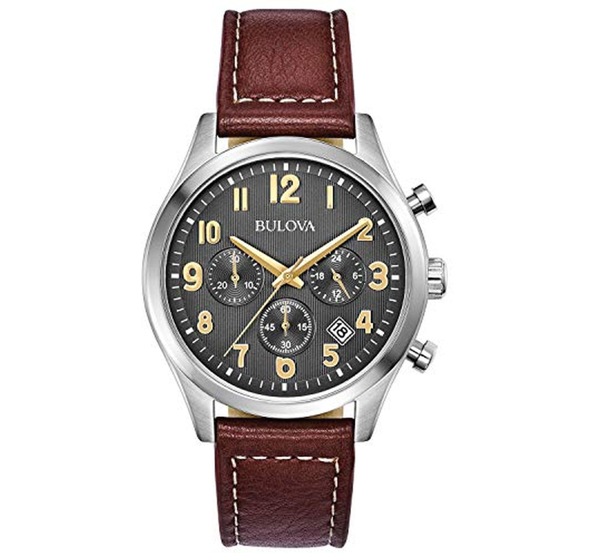 Bulova Classic Stainless Steel Chronograph Quartz Watch