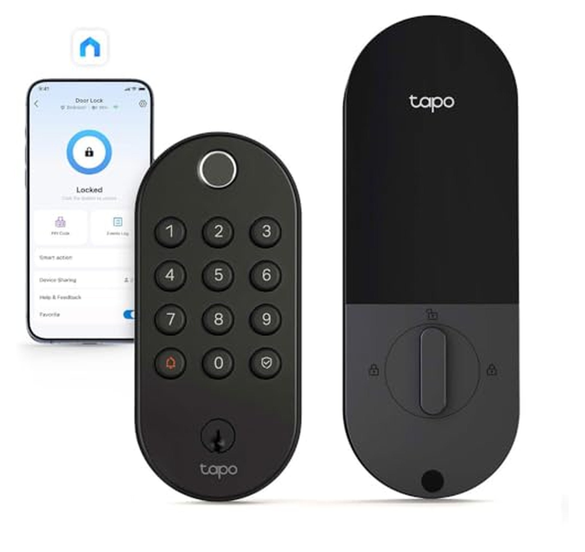 Tapo Smart Wi-Fi Fingerprint Keyless Deadbolt Lock