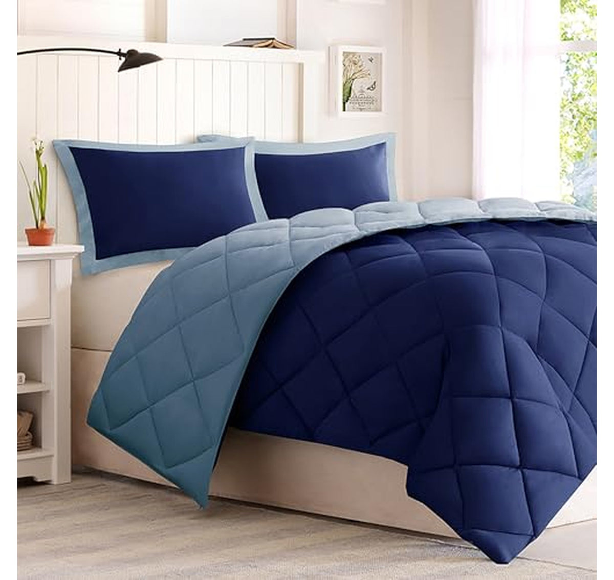 Twin/Twin XL Down Alternative Reversible Comforter Set