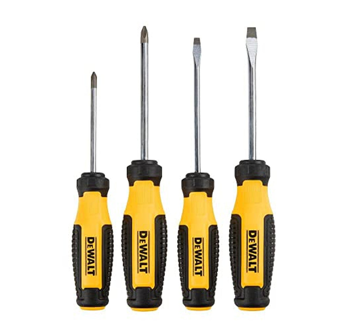 4 Piece DEWALT Magnetic Steel Screwdriver Set