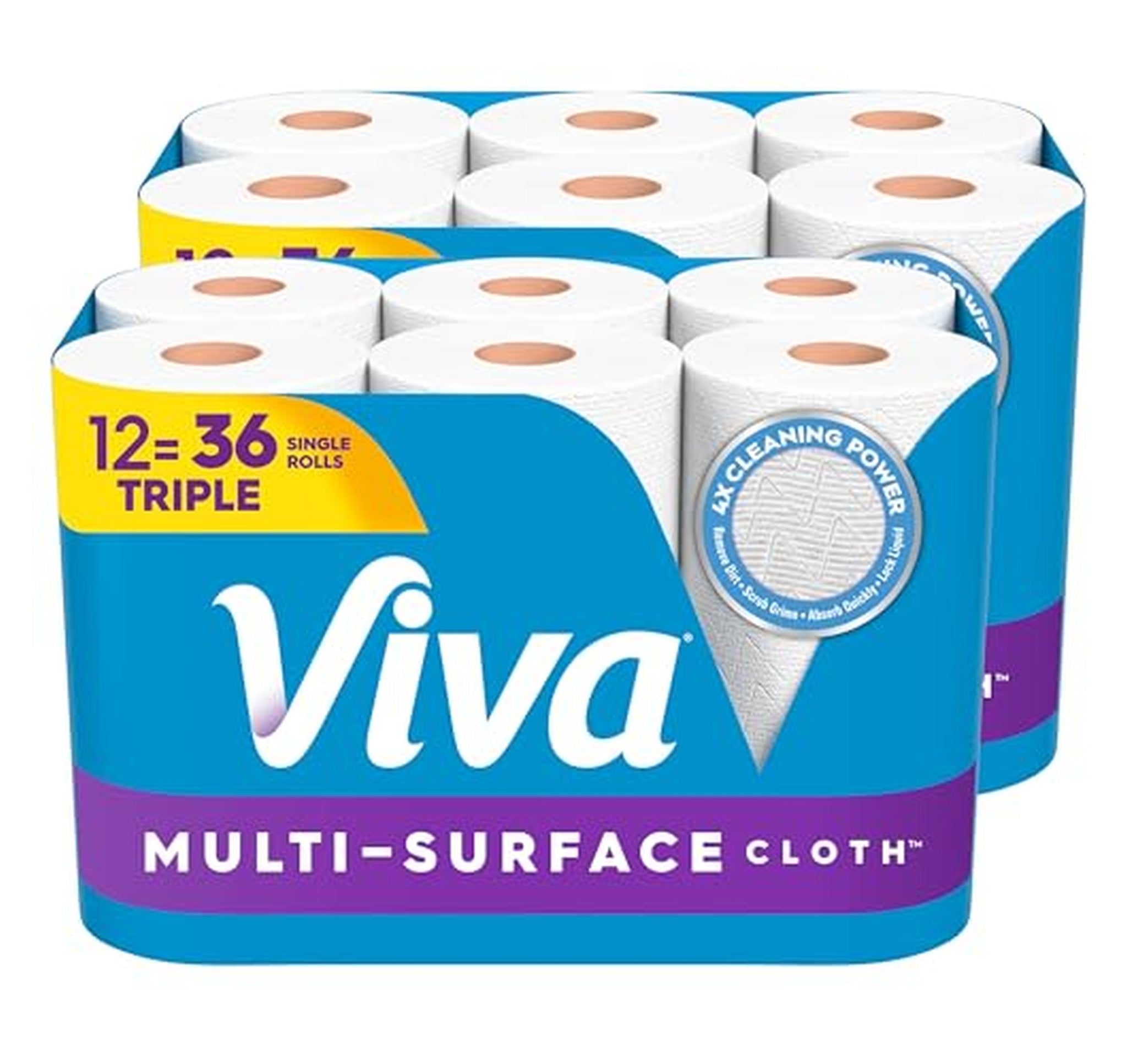 12 Pack Viva Multi-Surface Choose-A-Sheet Paper Towels