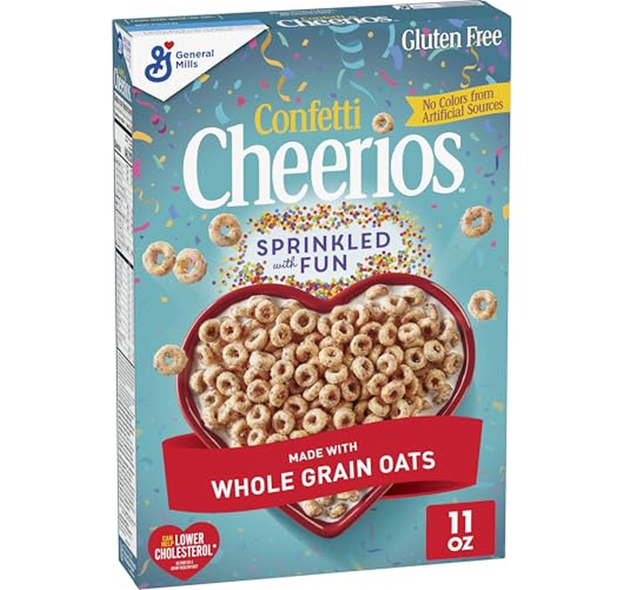 Cheerios Confetti Gluten Free Whole Grain Cereal 11oz