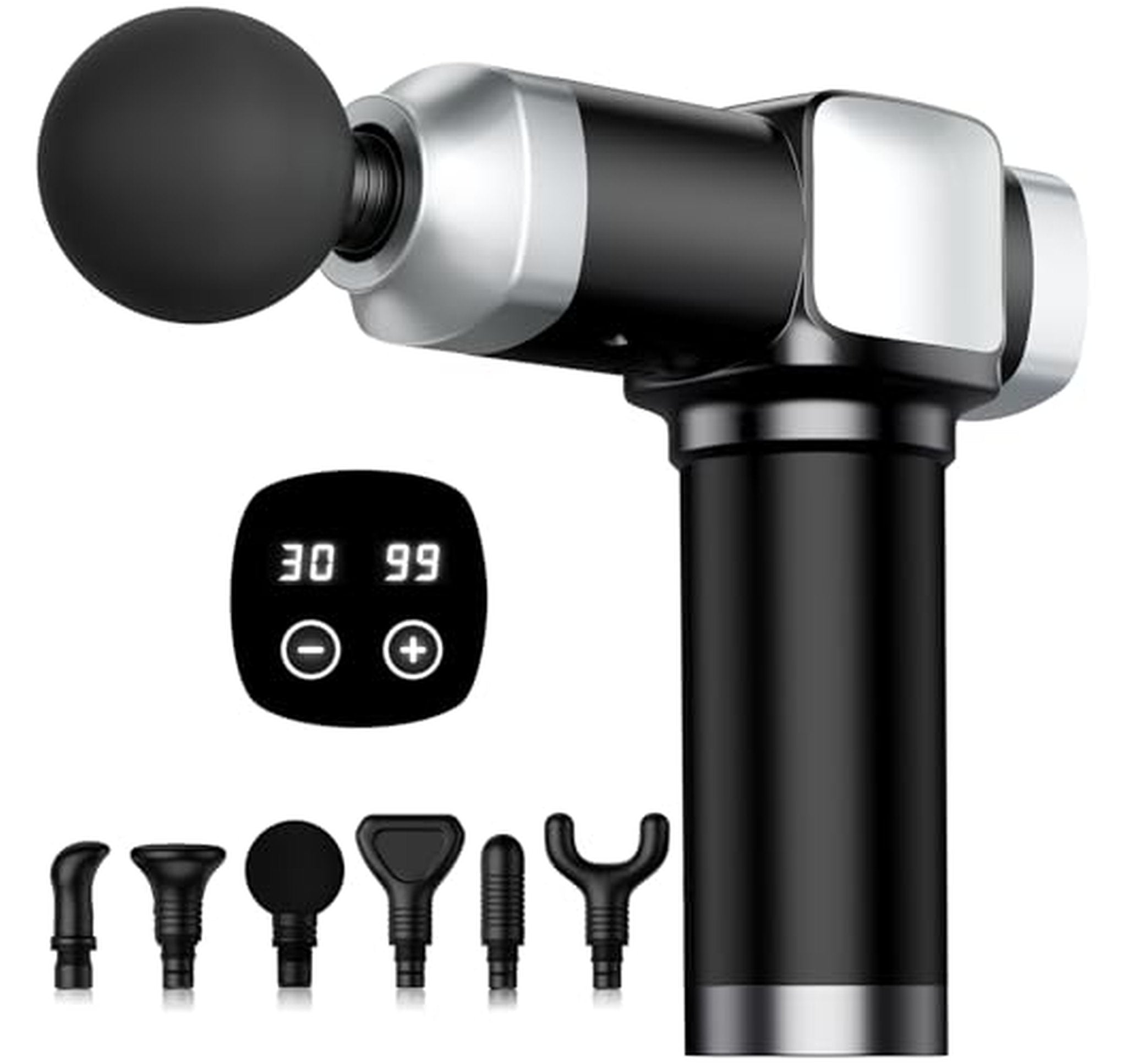 Deep Tissue Percussion Massage Gun with 6 Heads