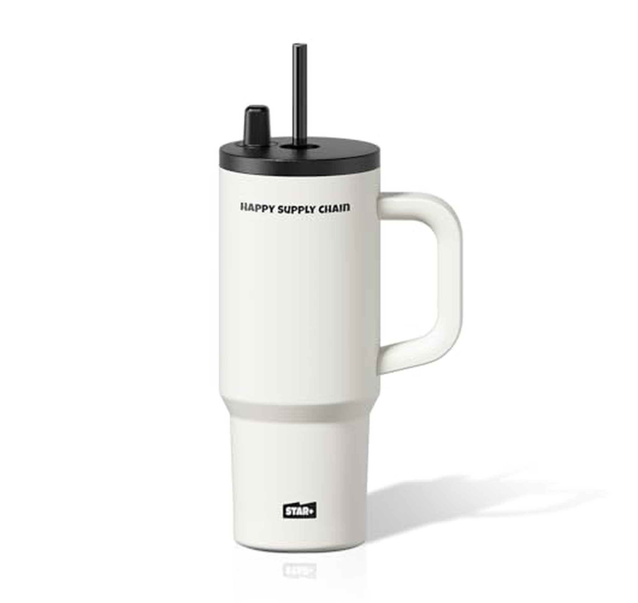 24 oz Insulated Stainless Steel Tumbler with Straw